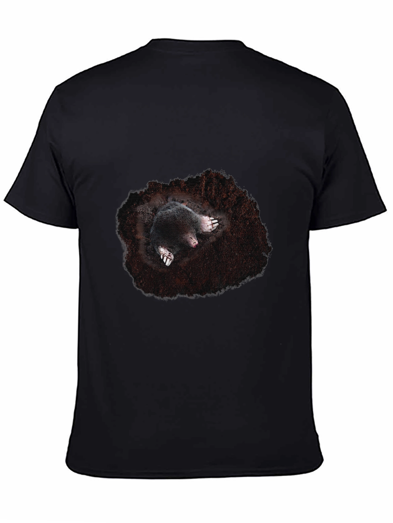 Mole Burrow T-Shirt - Unique Animal Tee