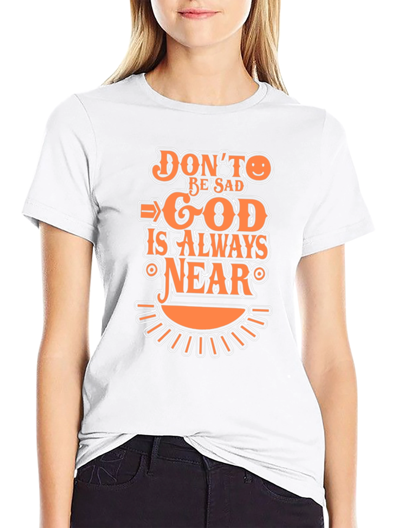 God is Always Near Graphic Tee