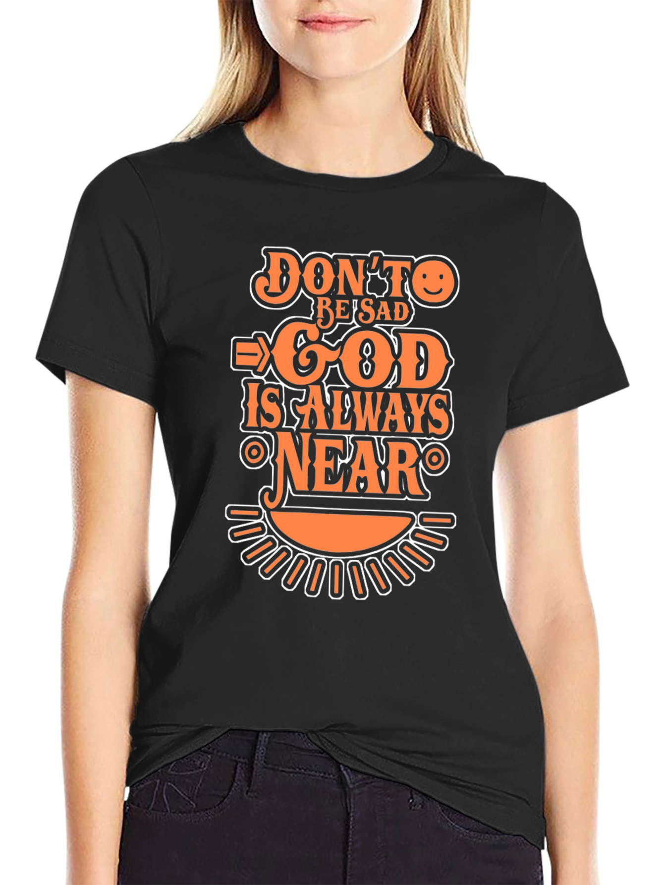 God is Always Near Graphic Tee