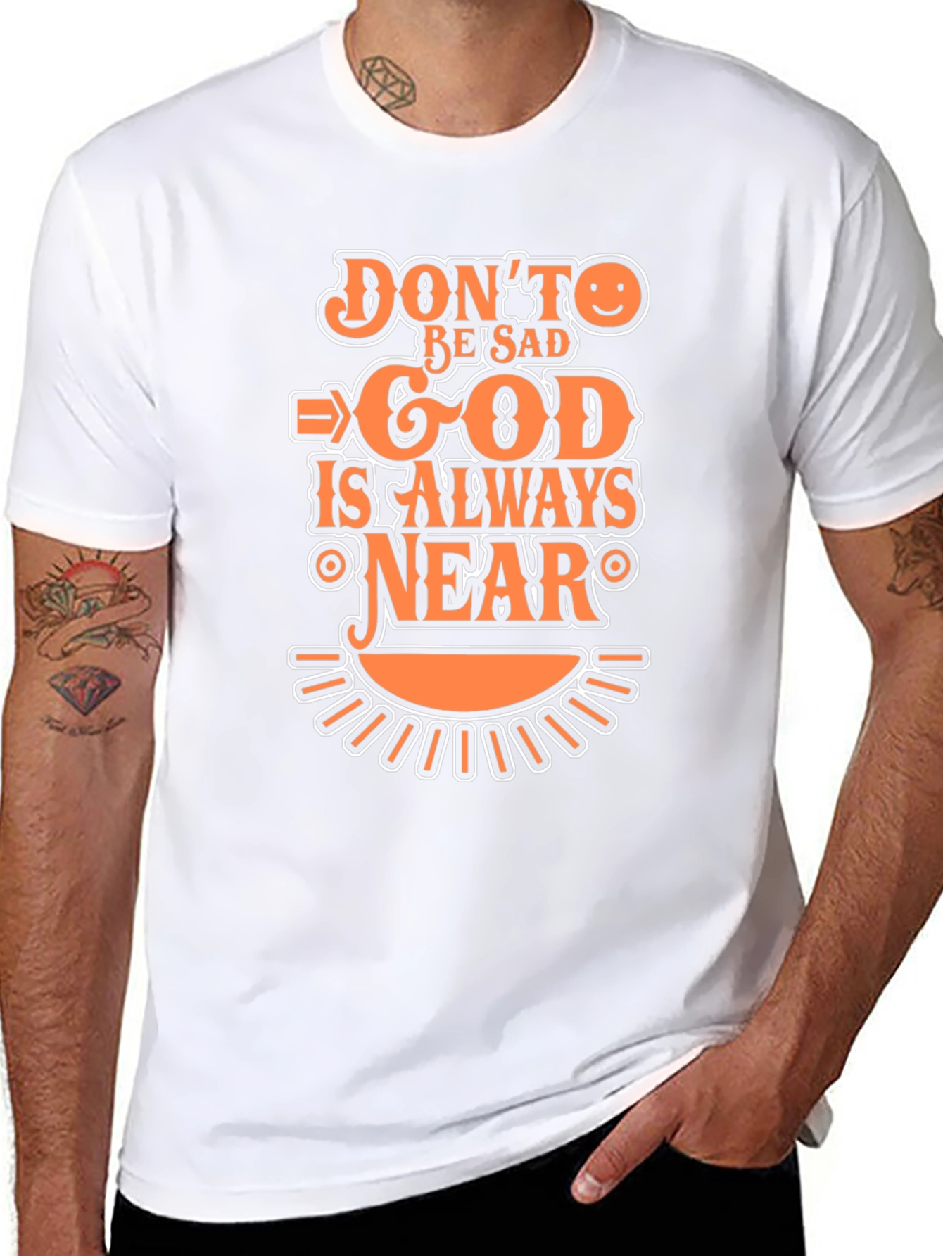 God is Always Near Graphic Tee