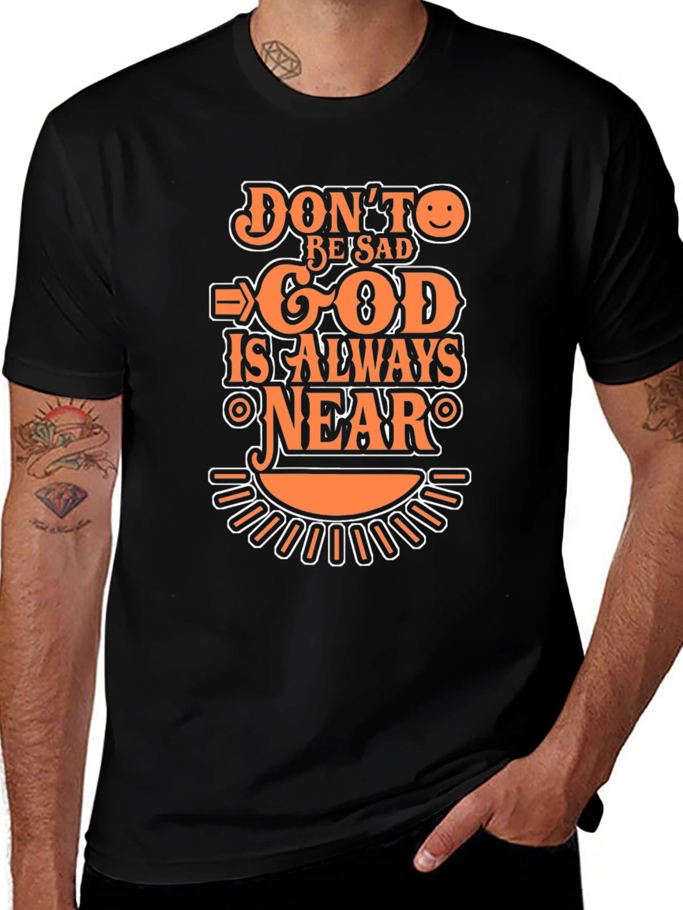God is Always Near Graphic Tee