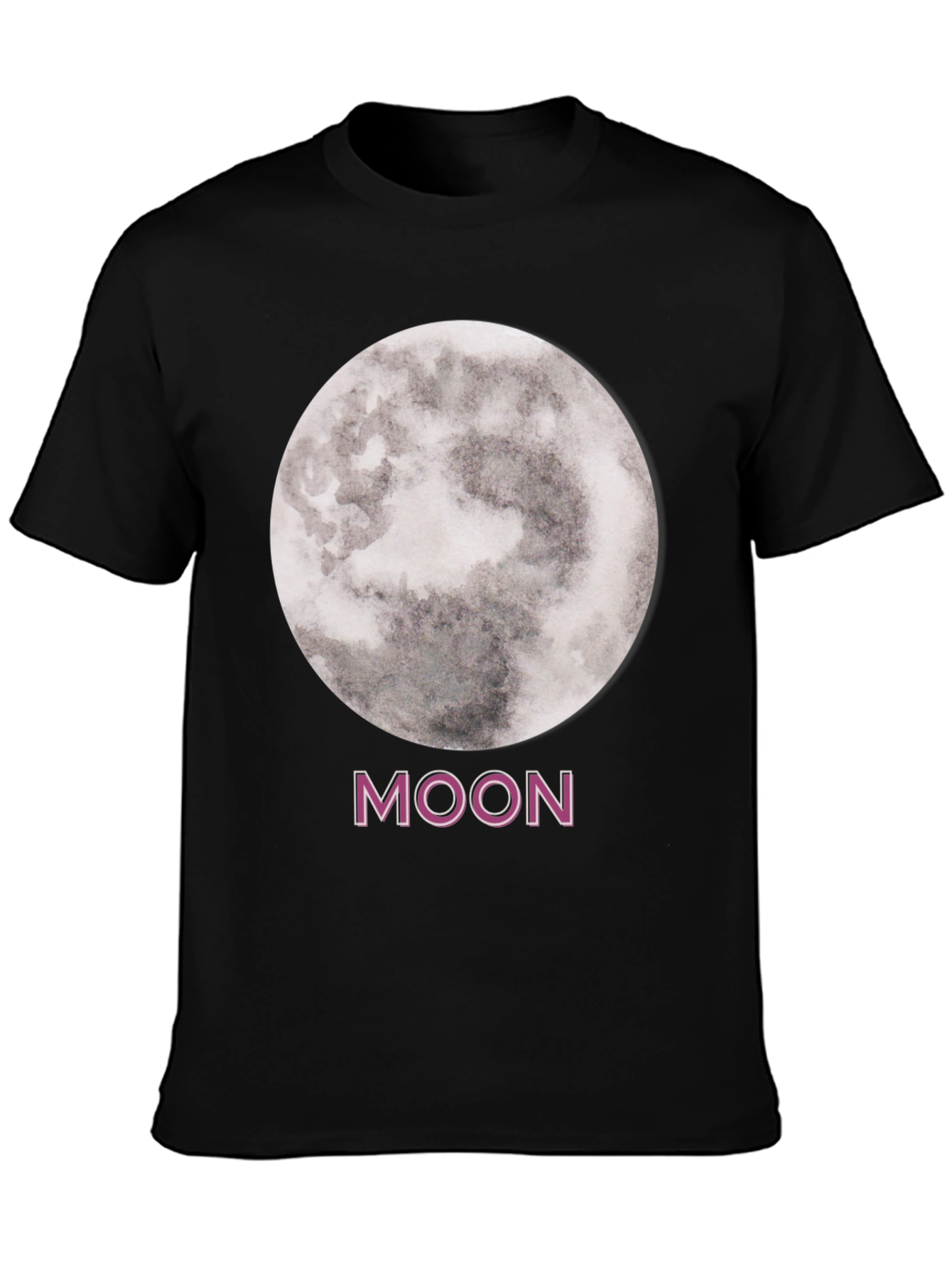 Lunar Moon Graphic Tee - Stylish Space T-Shirt