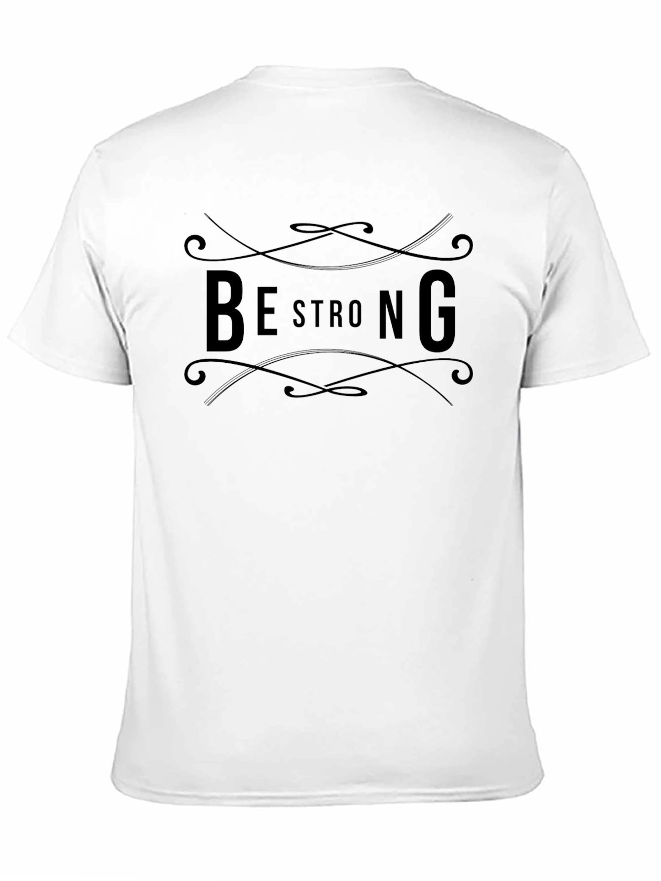 Be Strong Graphic Tee - Mens Black T-Shirt