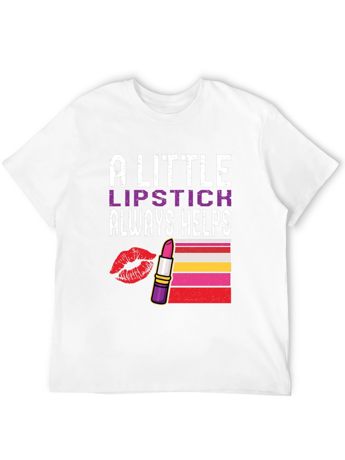 Lipstick Helps Graphic Tee