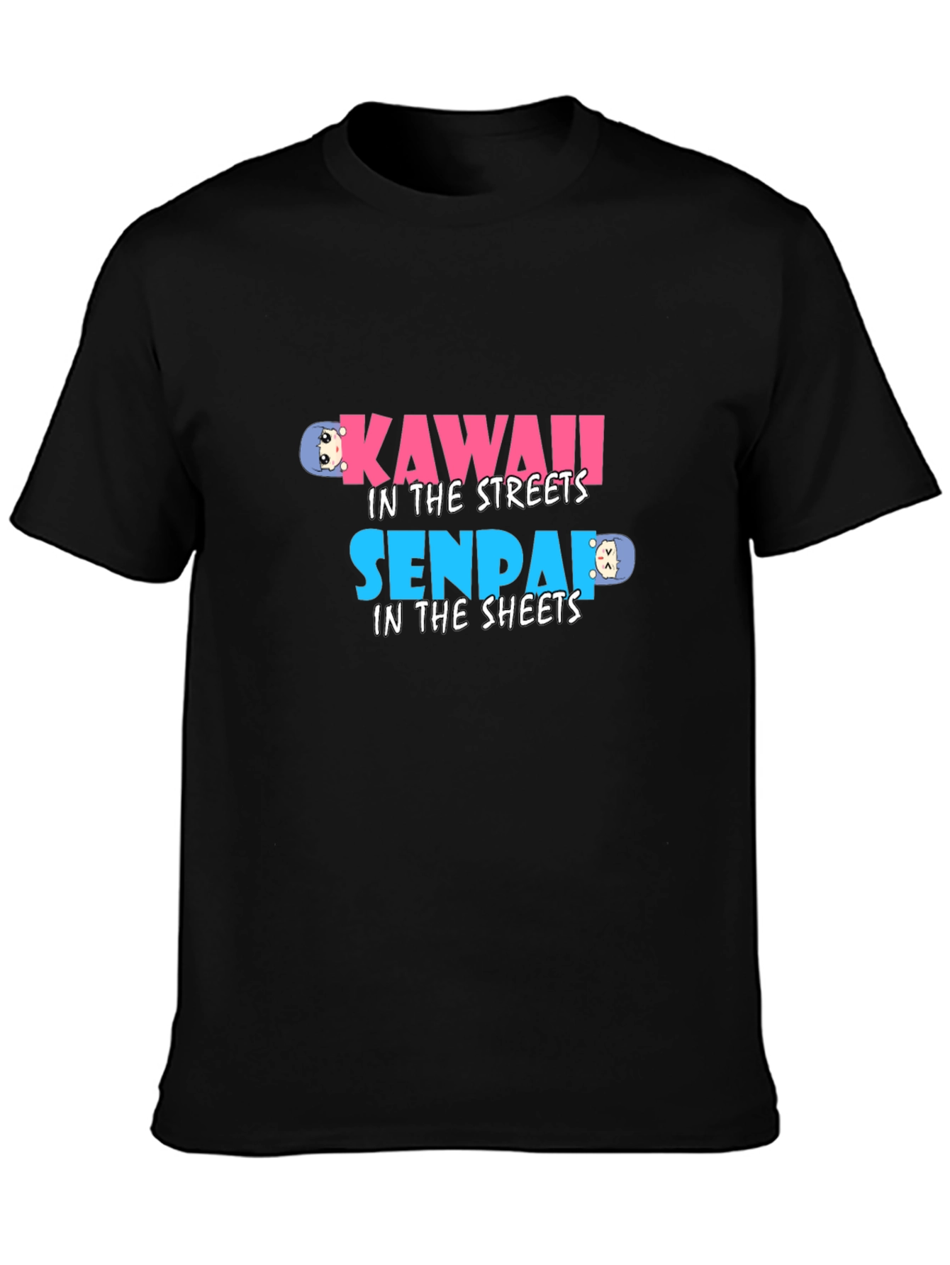 Kawaii Senpai Graphic Tee - Anime Inspired