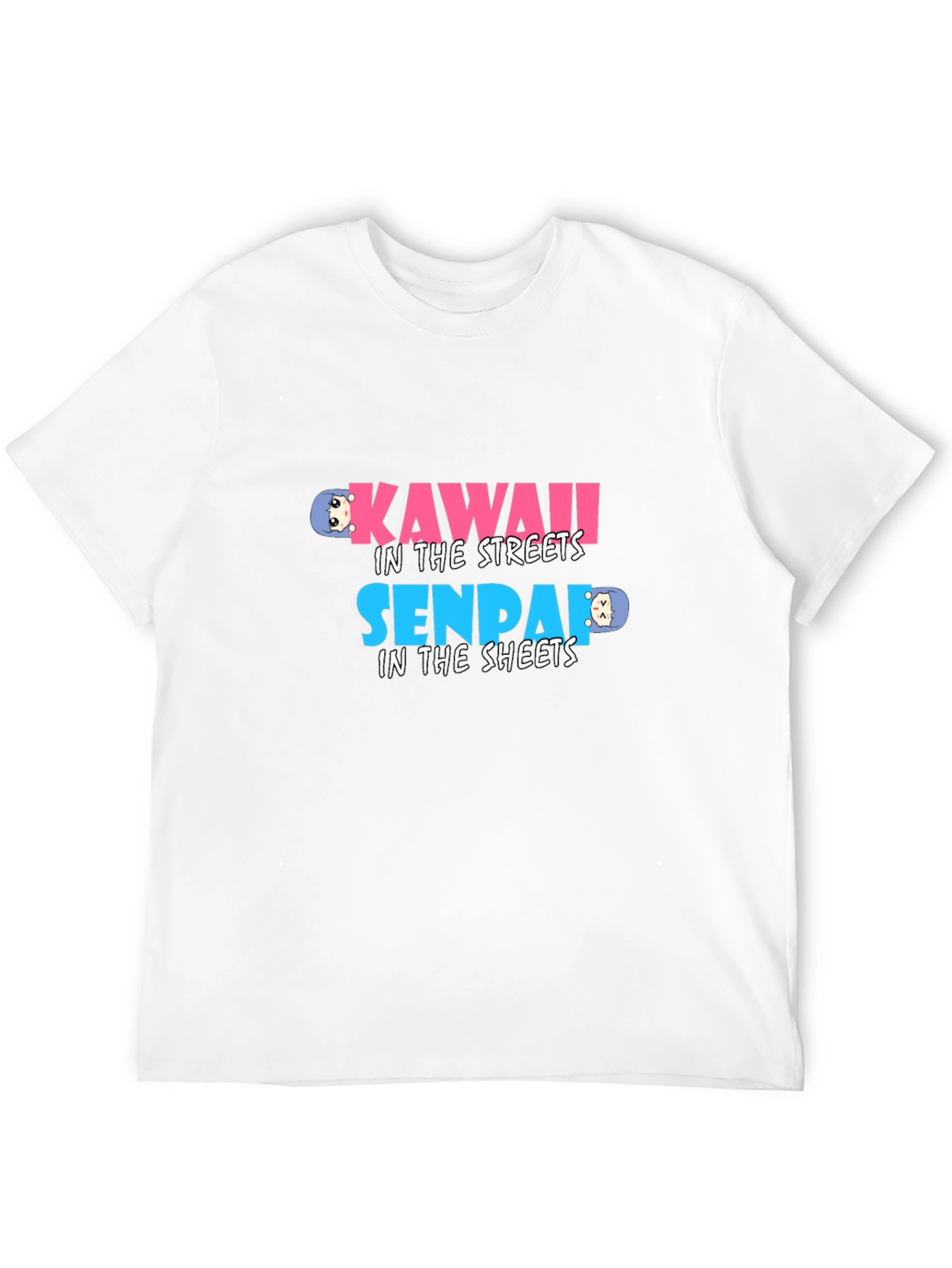 Kawaii Senpai Graphic Tee - Anime Inspired