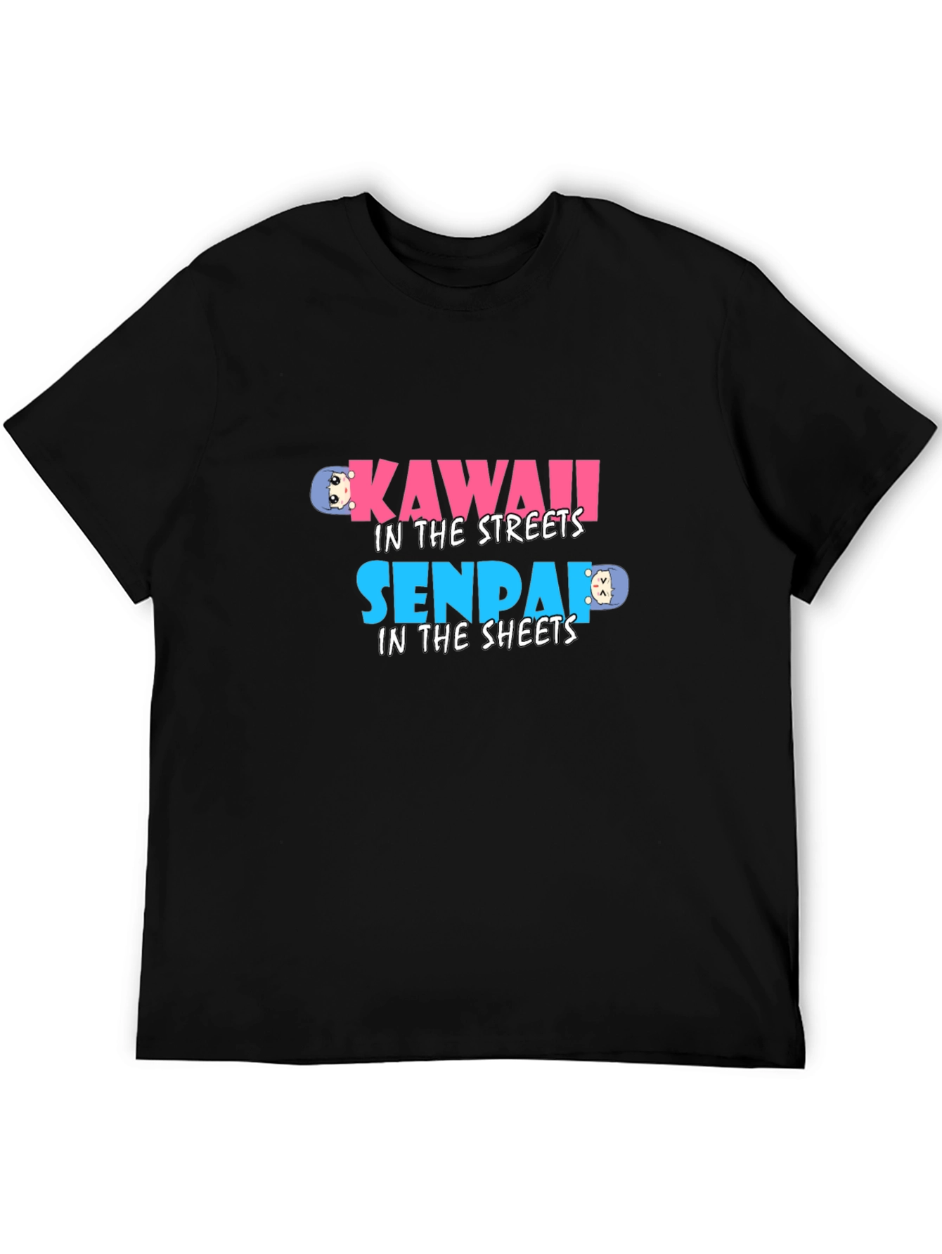 Kawaii Senpai Graphic Tee - Anime Inspired