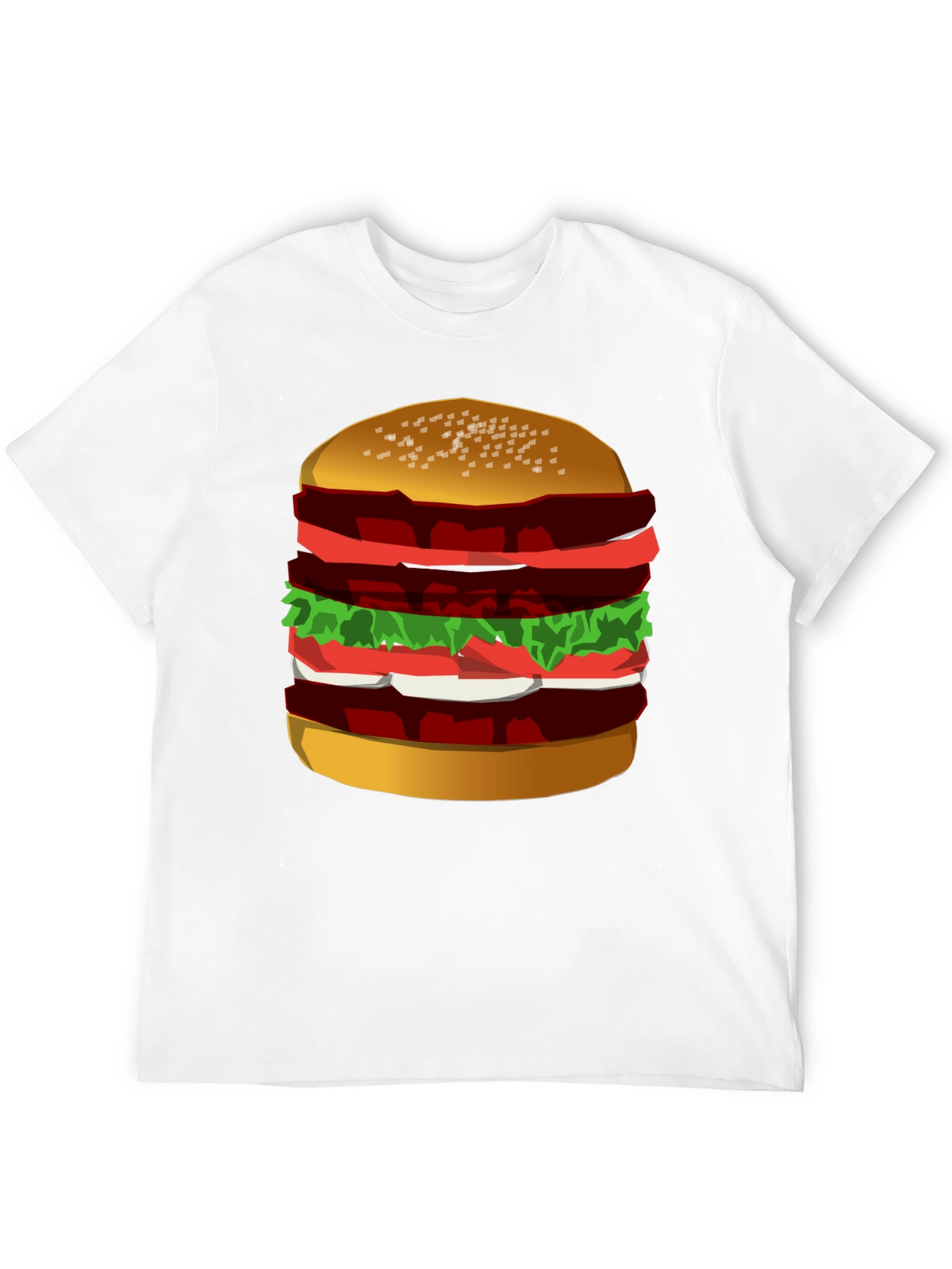 Burger Graphic Tee - Black T-Shirt