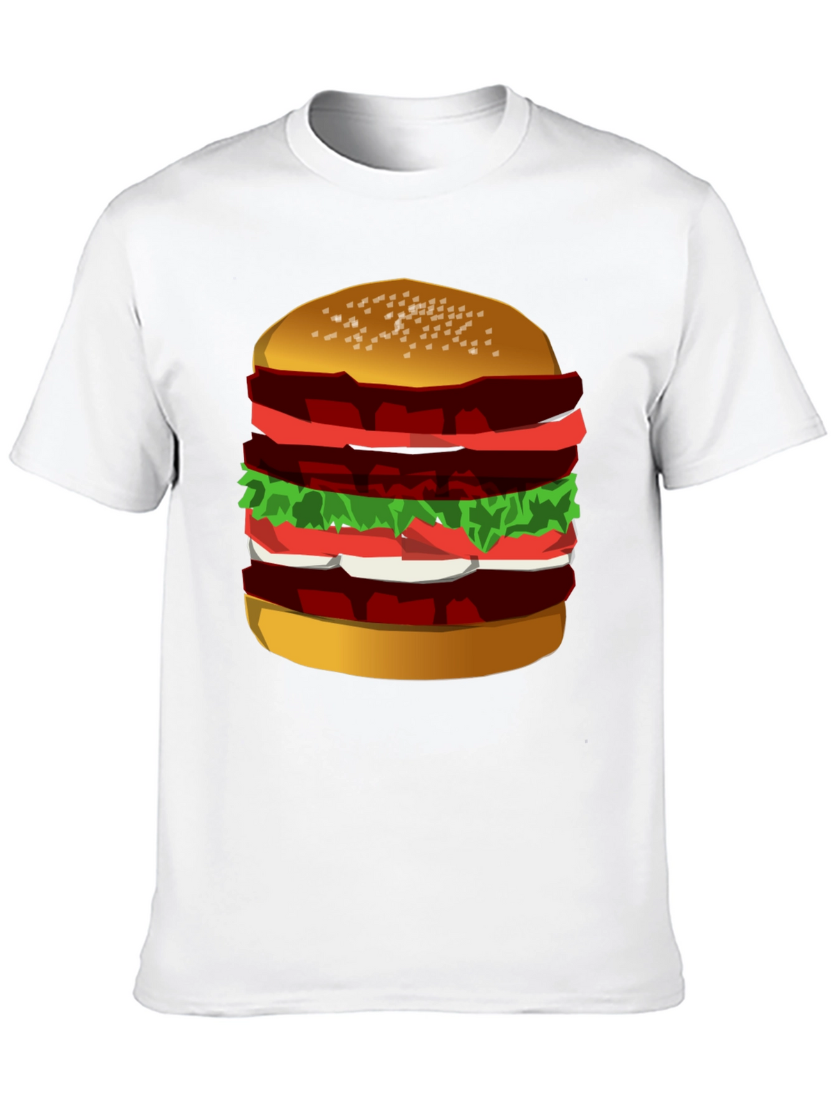 Burger Graphic Tee - Black T-Shirt