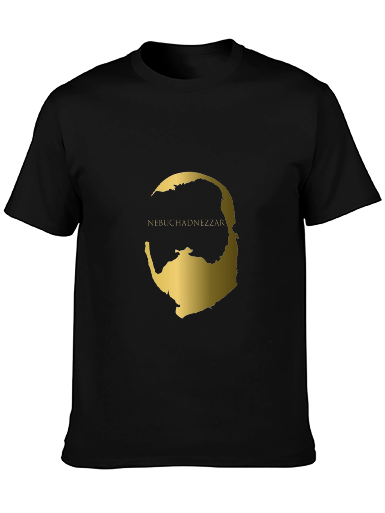 Nebuchadnezzar Gold Graphic Black T-Shirt