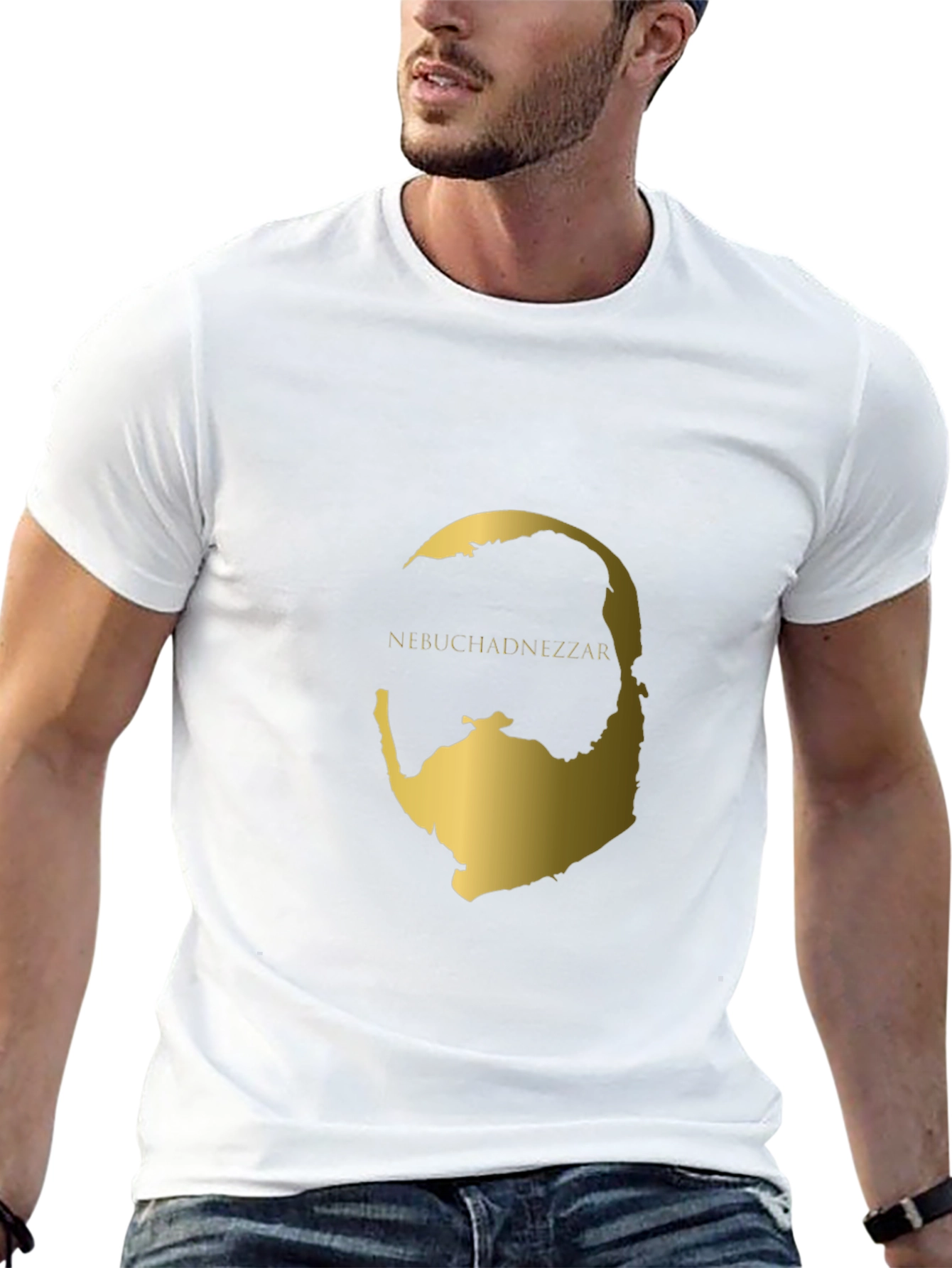 Nebuchadnezzar Gold Graphic Black T-Shirt