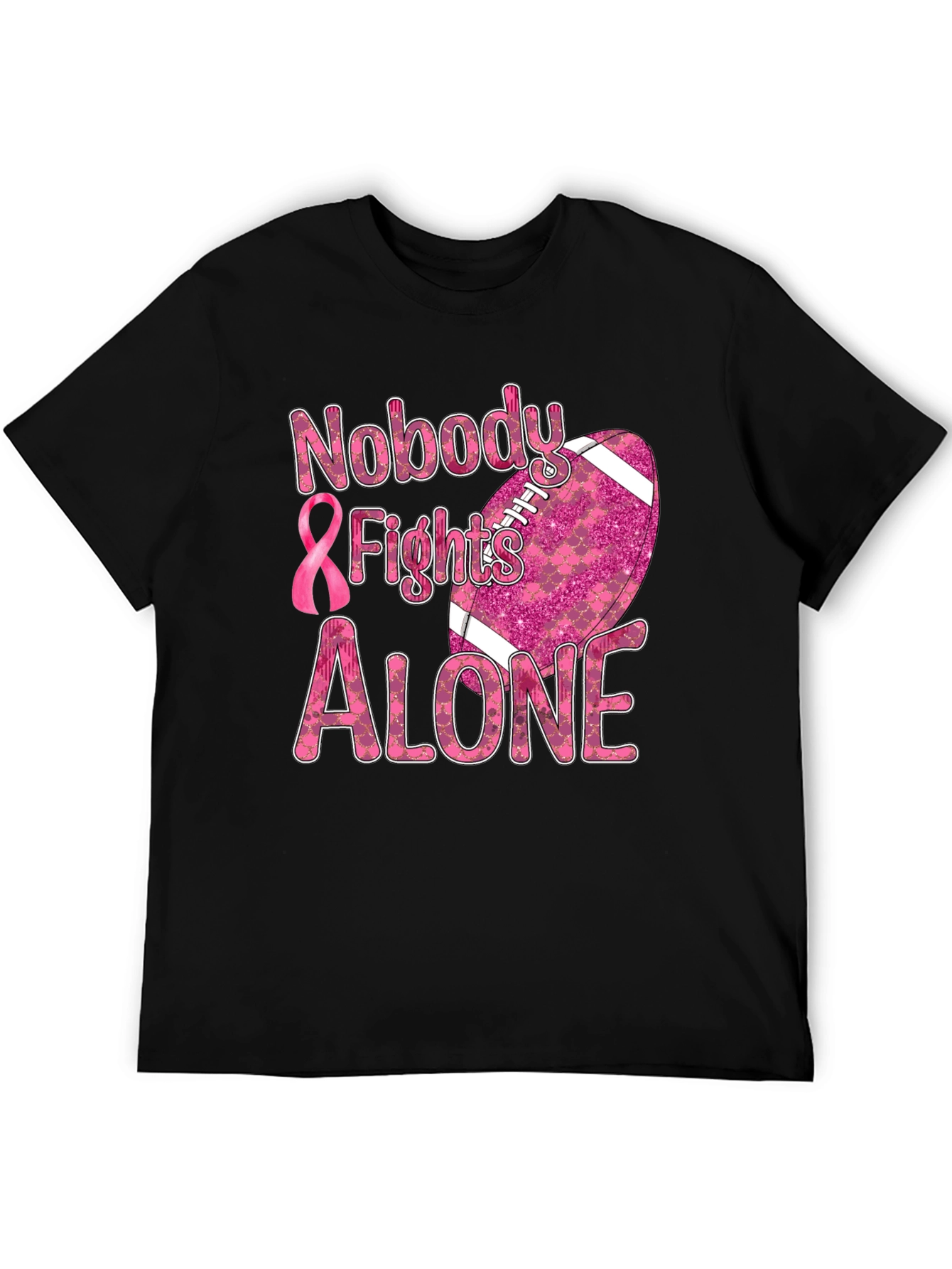 Breast Cancer Awareness Football T-Shirt