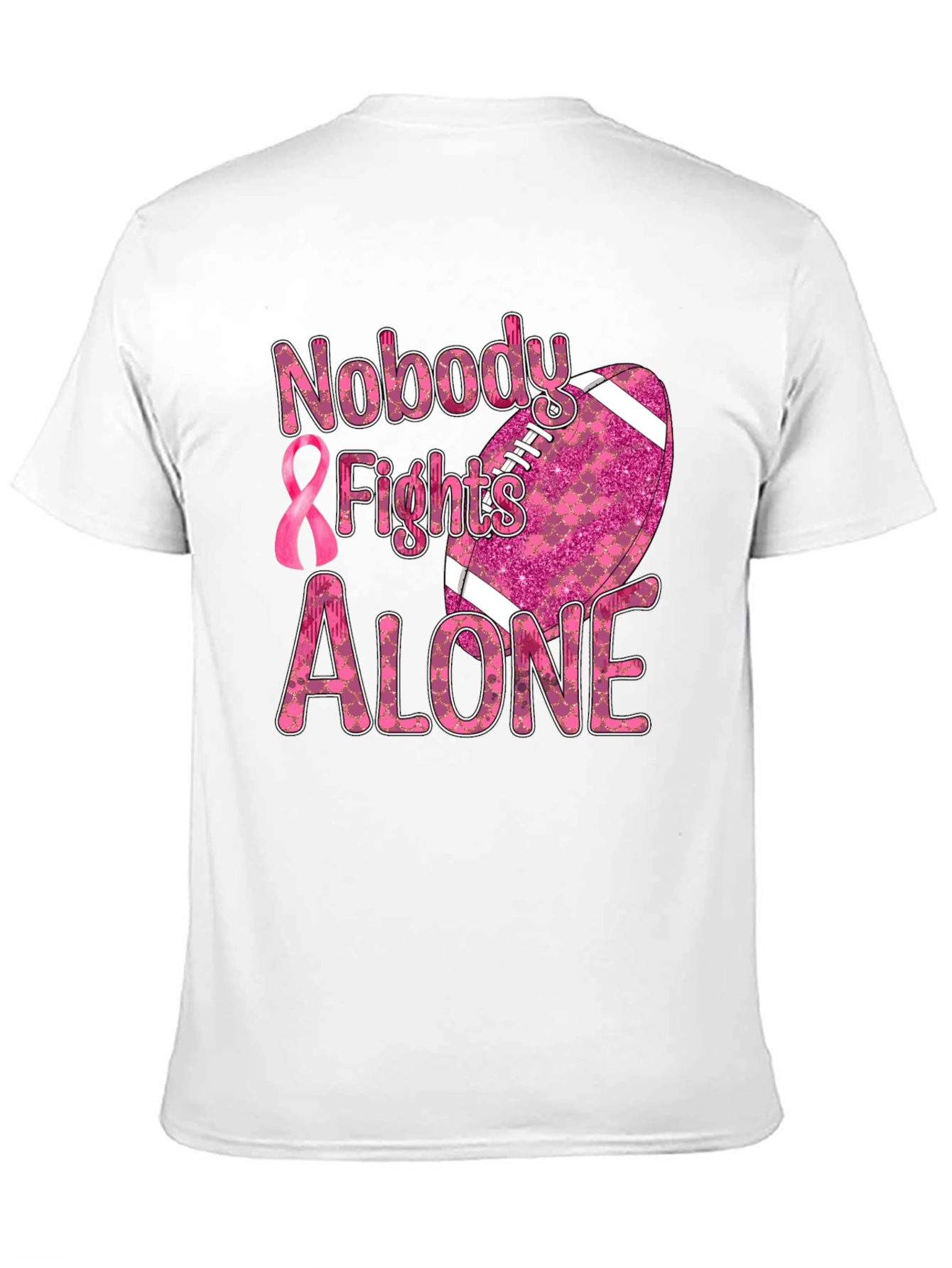 Breast Cancer Awareness Football T-Shirt