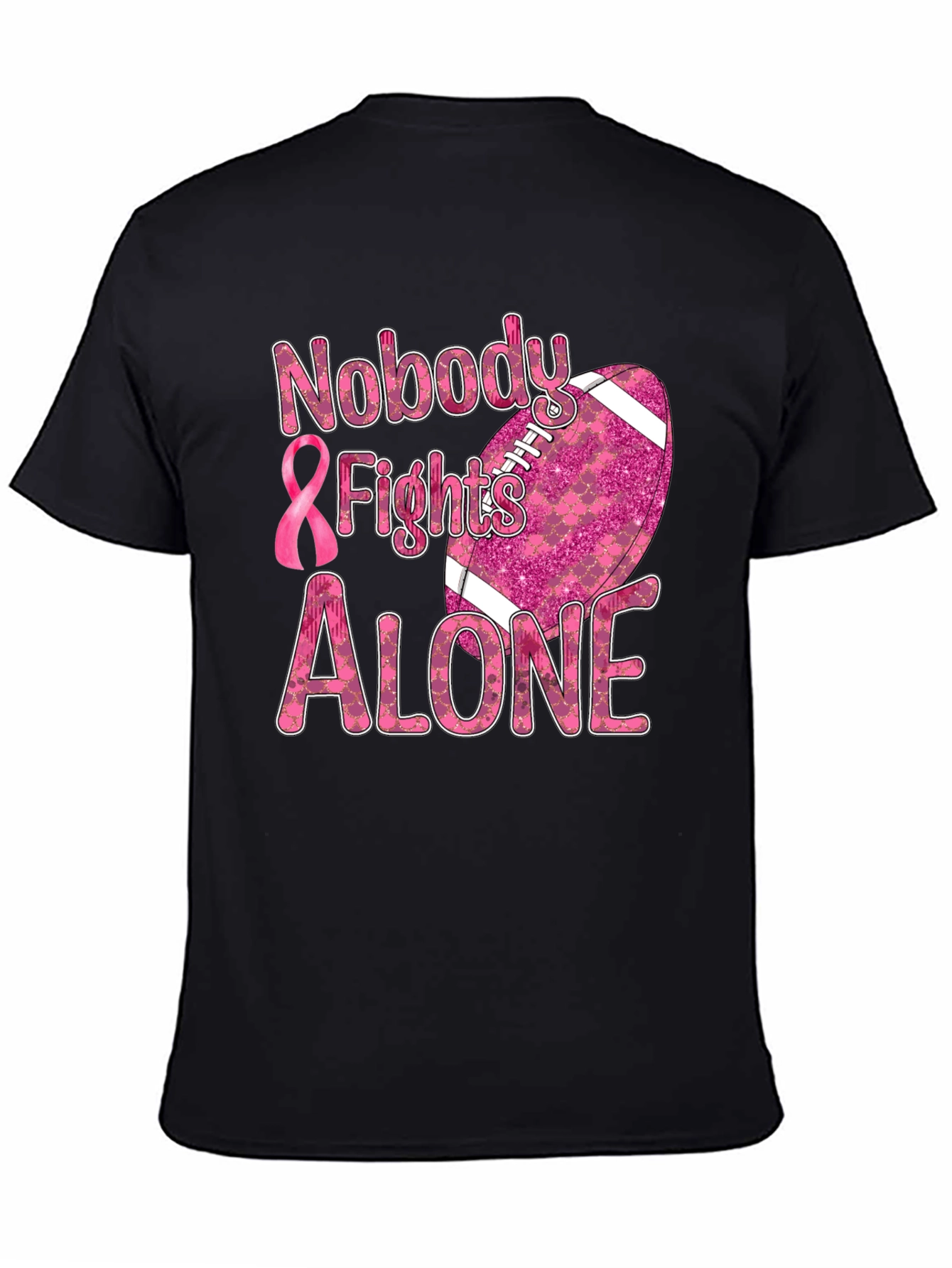 Breast Cancer Awareness Football T-Shirt