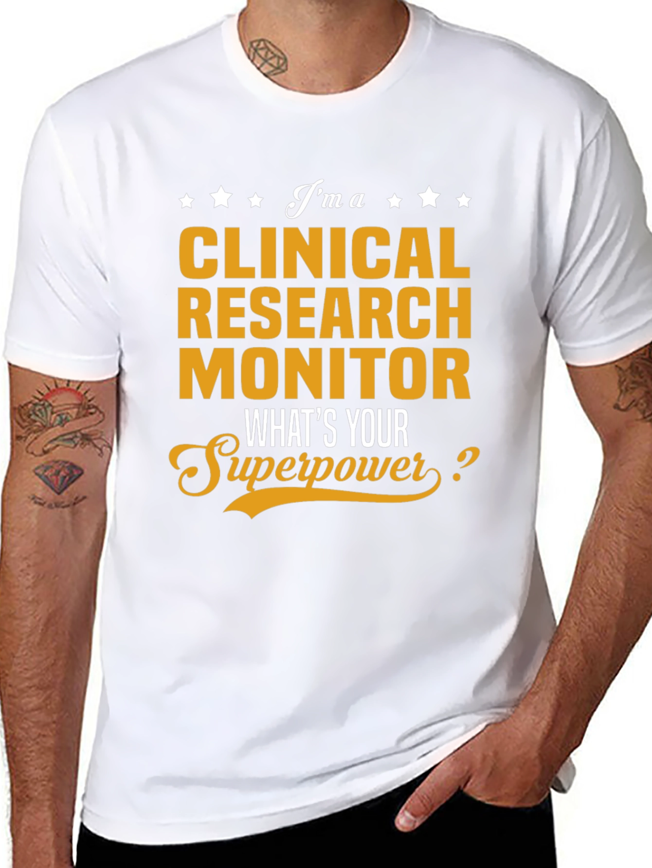 Clinical Research Monitor Superpower T-Shirt