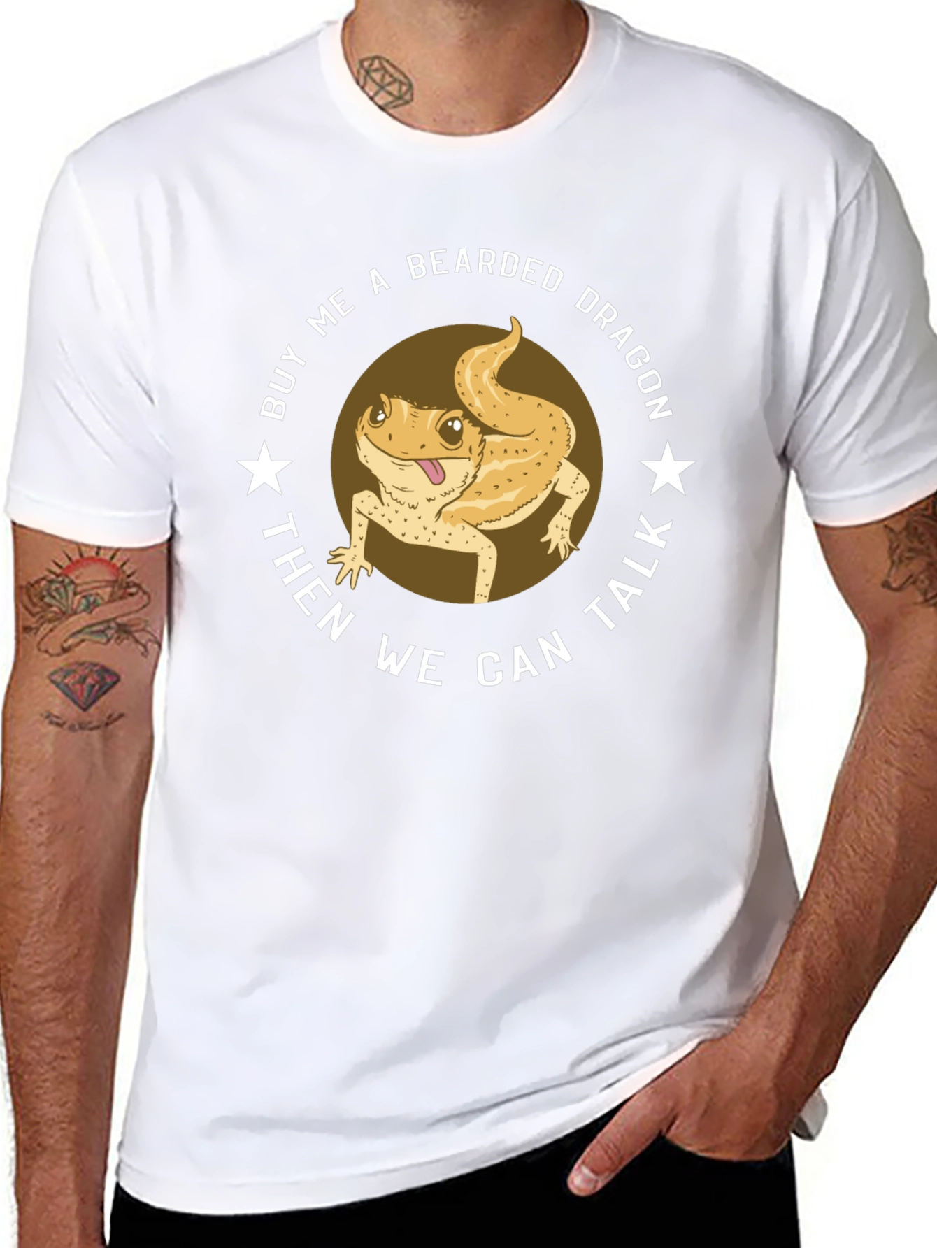 Bearded Dragon Graphic T-Shirt - Buy Me One!