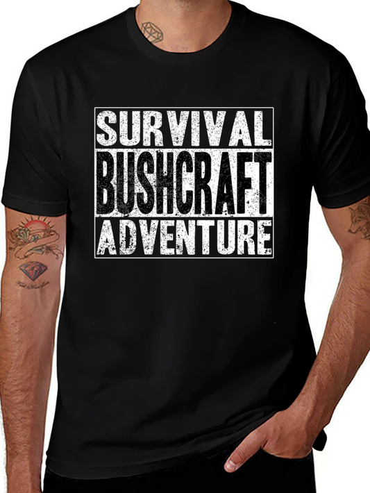 Survival Bushcraft Adventure Graphic Tee