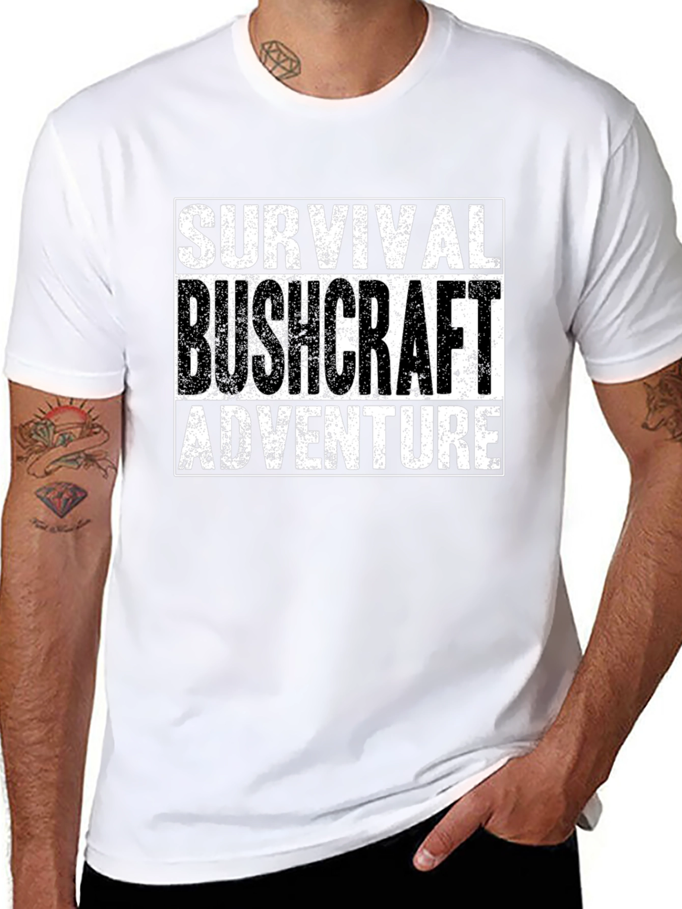 Survival Bushcraft Adventure Graphic Tee