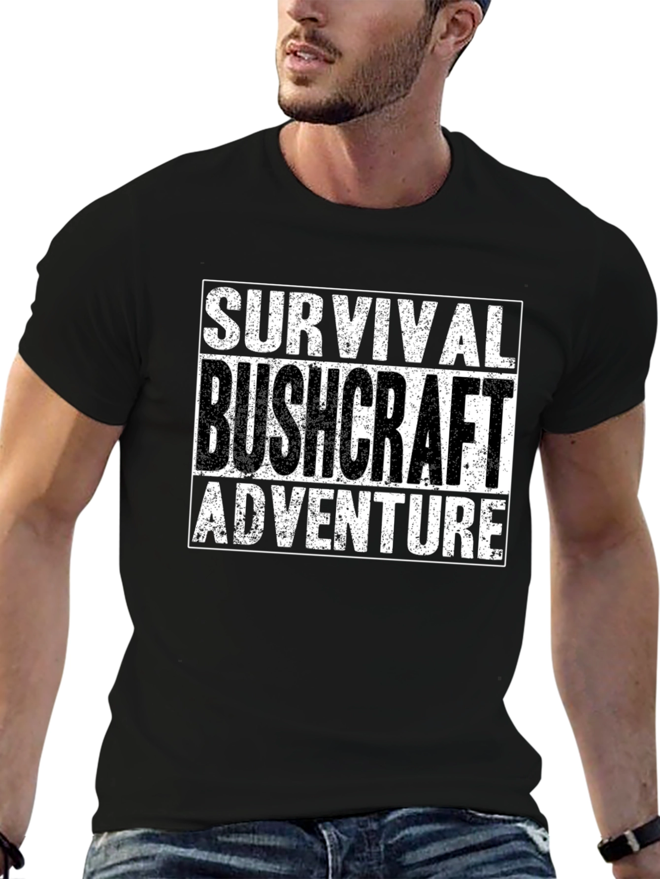 Survival Bushcraft Adventure Graphic Tee