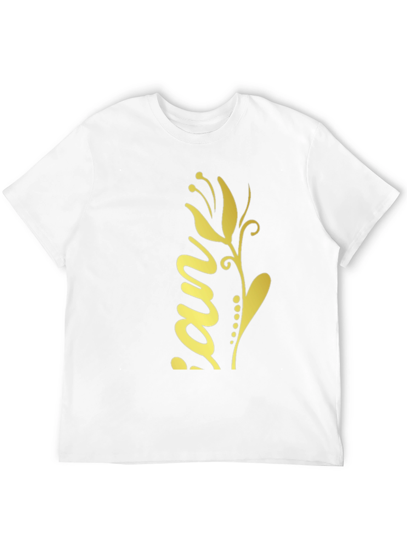 Black Floral Print Graphic Tee Shirt