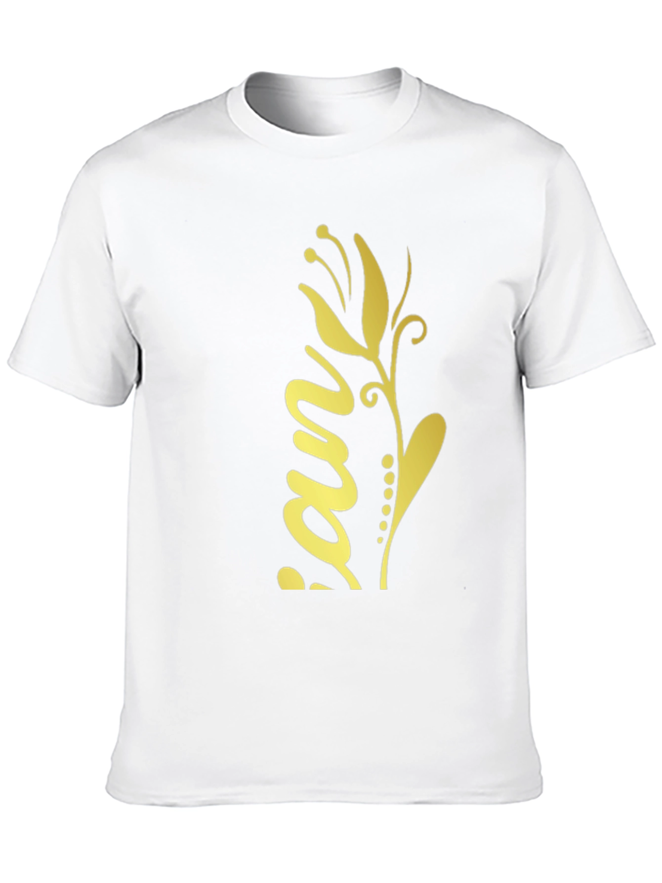 Black Floral Print Graphic Tee Shirt