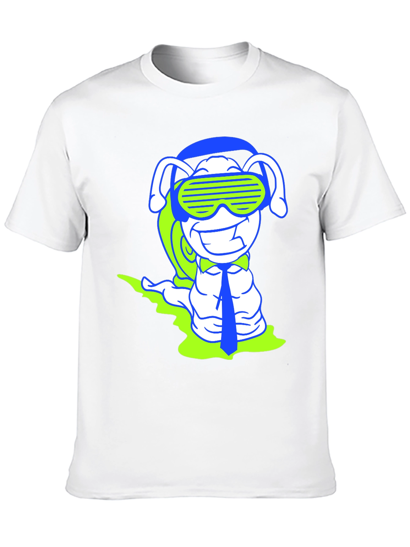 DJ Snail Graphic Tee - Black Cotton T-Shirt