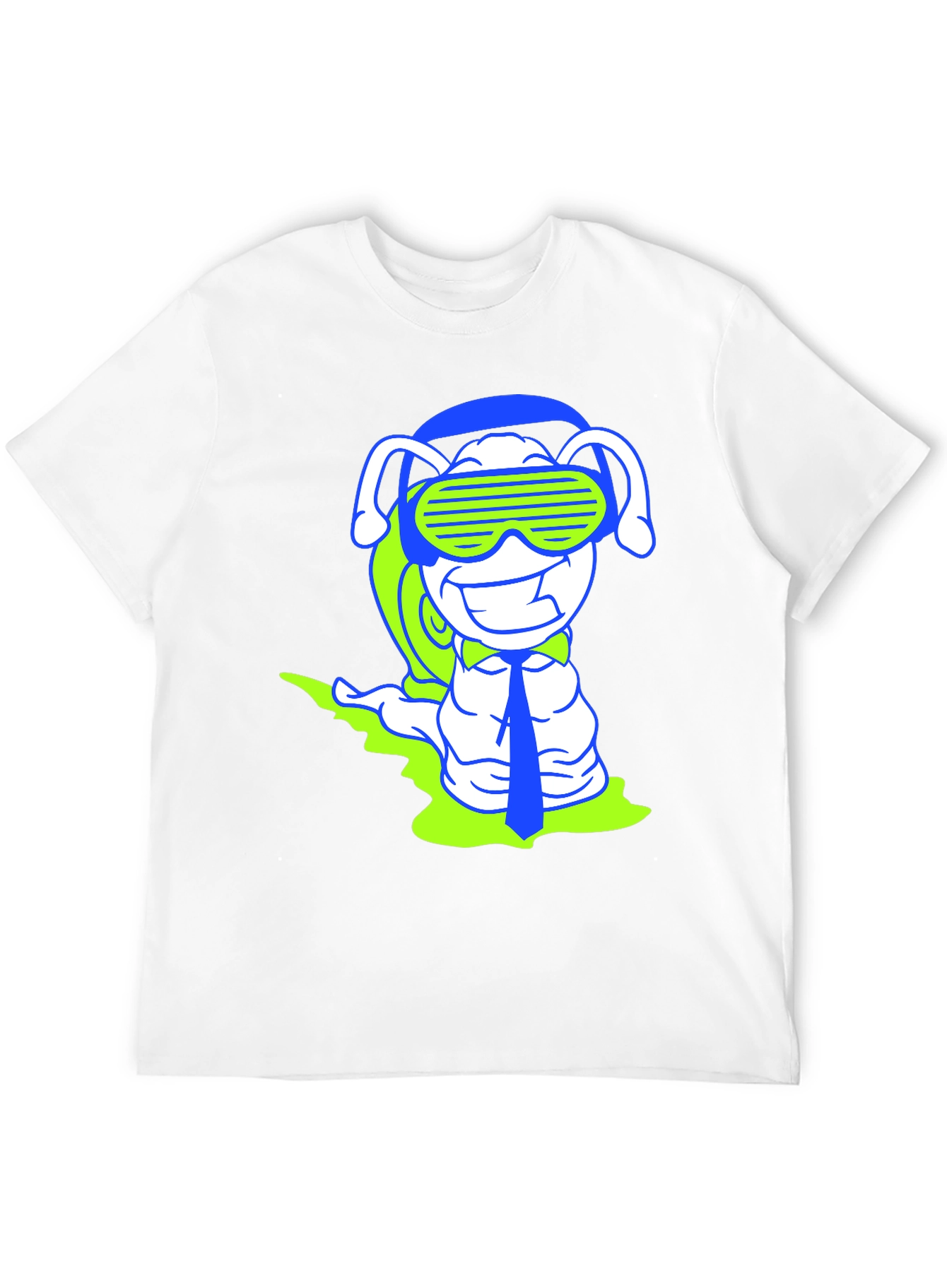 DJ Snail Graphic Tee - Black Cotton T-Shirt
