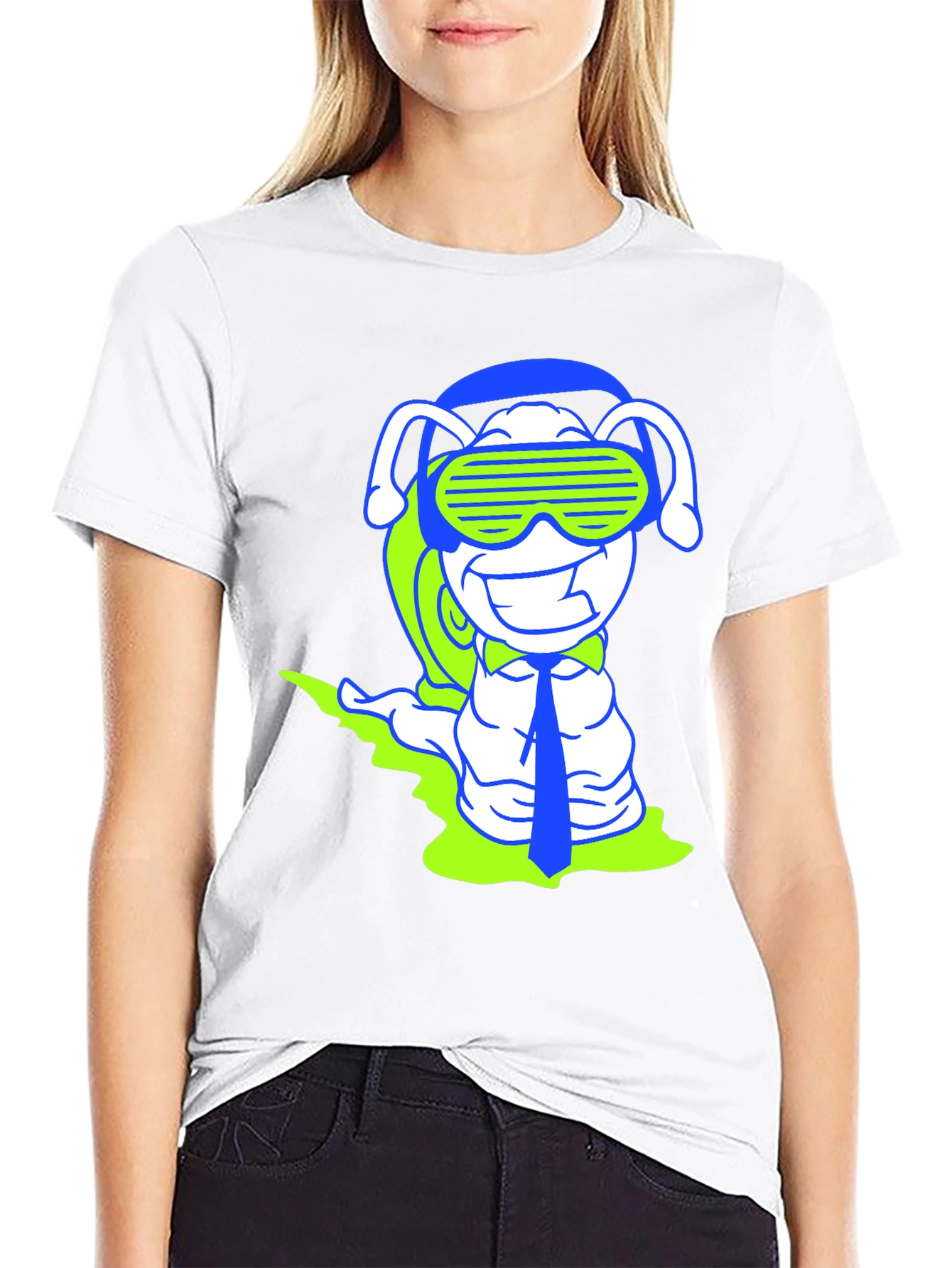 DJ Snail Graphic Tee - Black Cotton T-Shirt