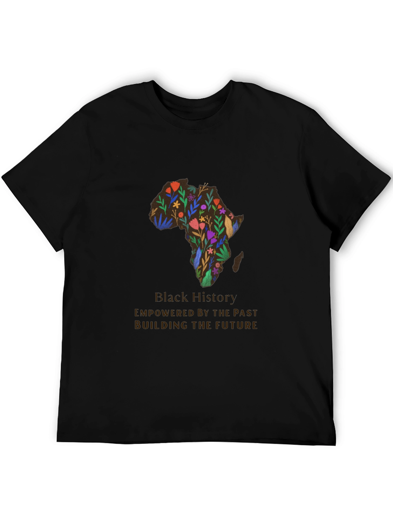 Black History Floral Africa T-Shirt