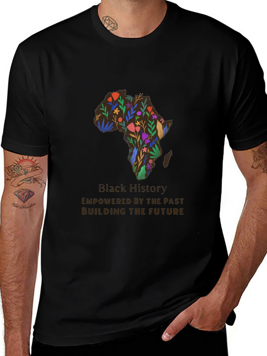Black History Floral Africa T-Shirt
