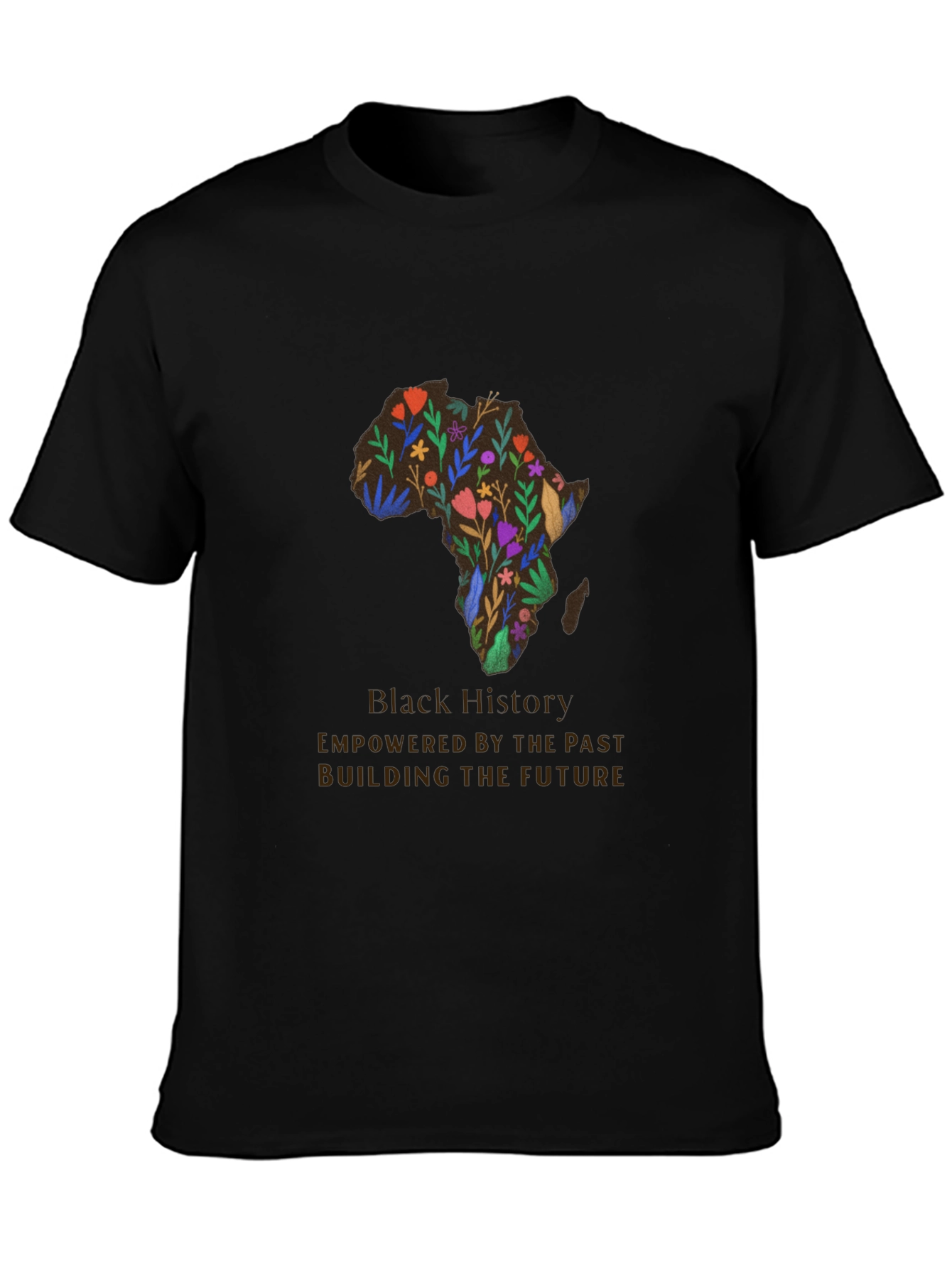 Black History Floral Africa T-Shirt