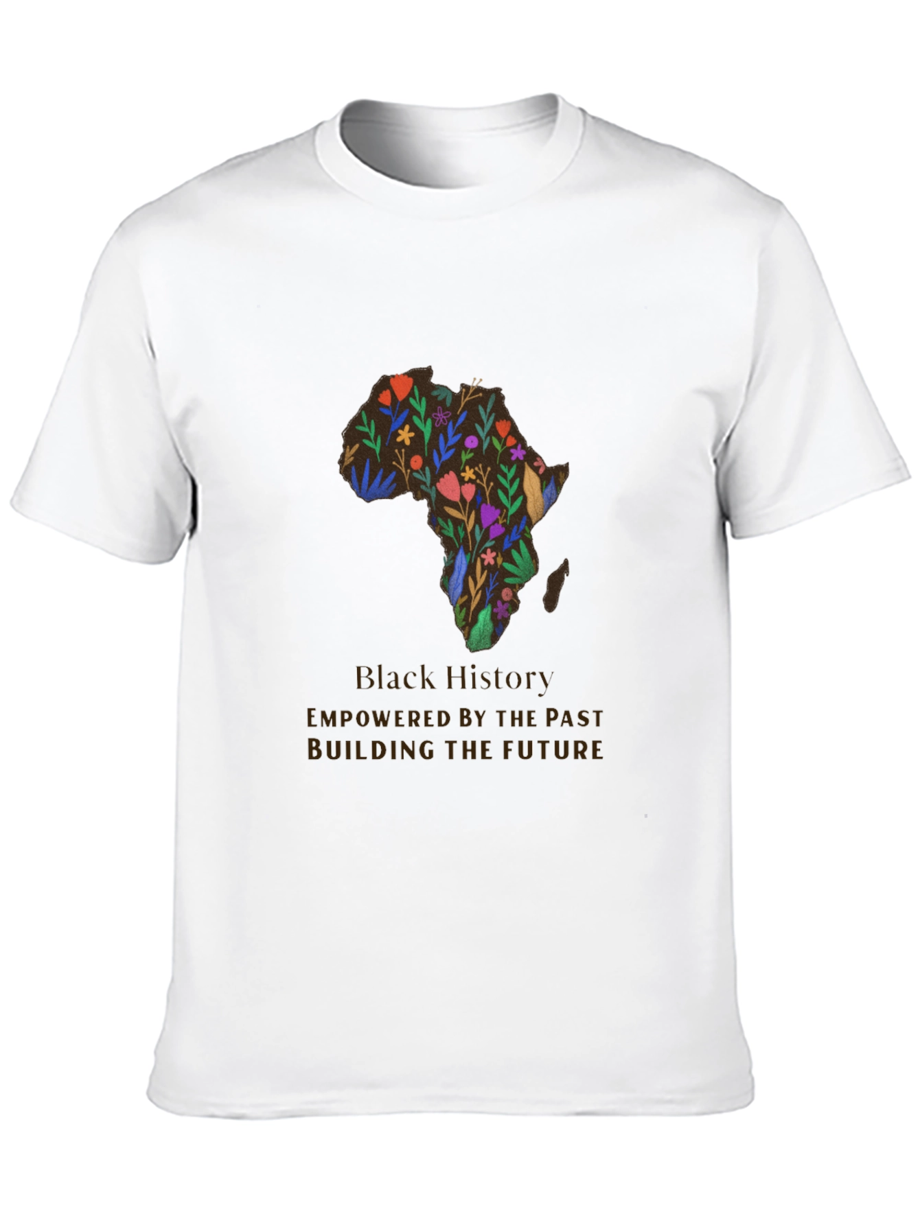 Black History Floral Africa T-Shirt