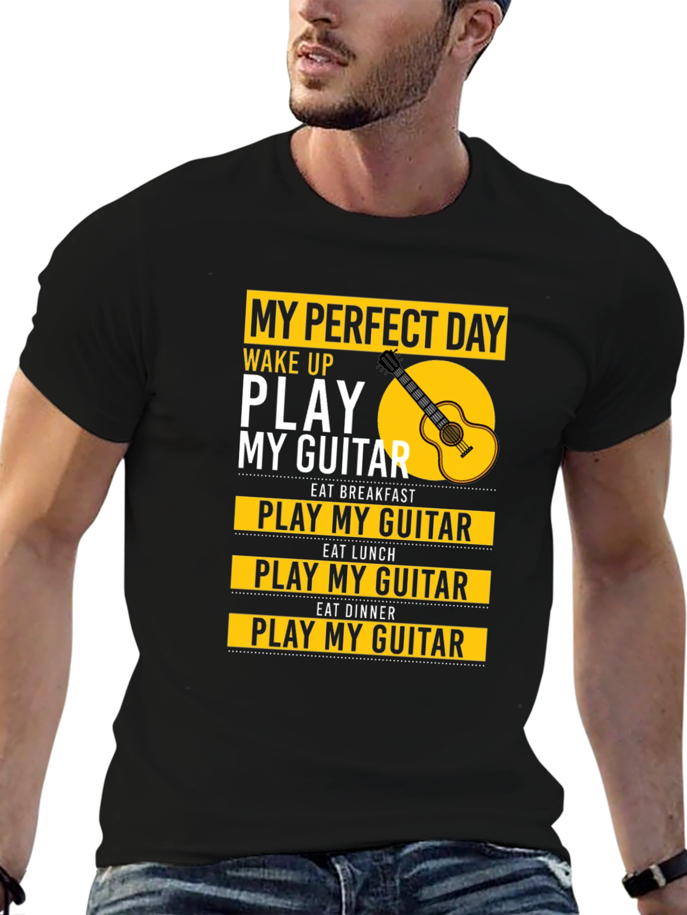 My Perfect Day Guitar T-Shirt