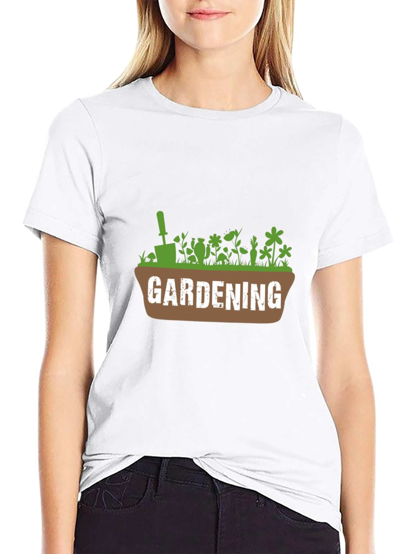 Gardening T-Shirt - Plants Flowers and Garden Tool