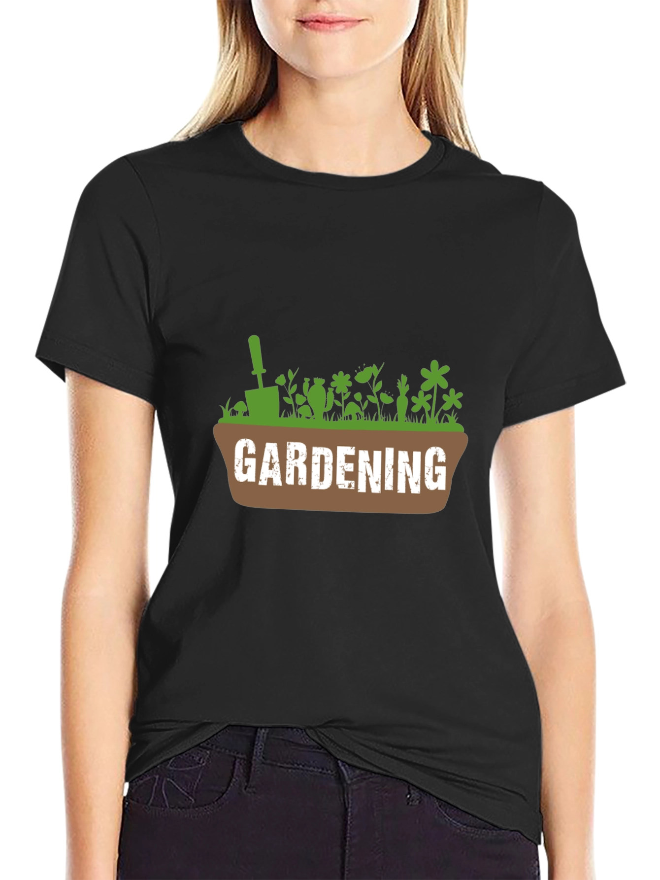 Gardening T-Shirt - Plants Flowers and Garden Tool