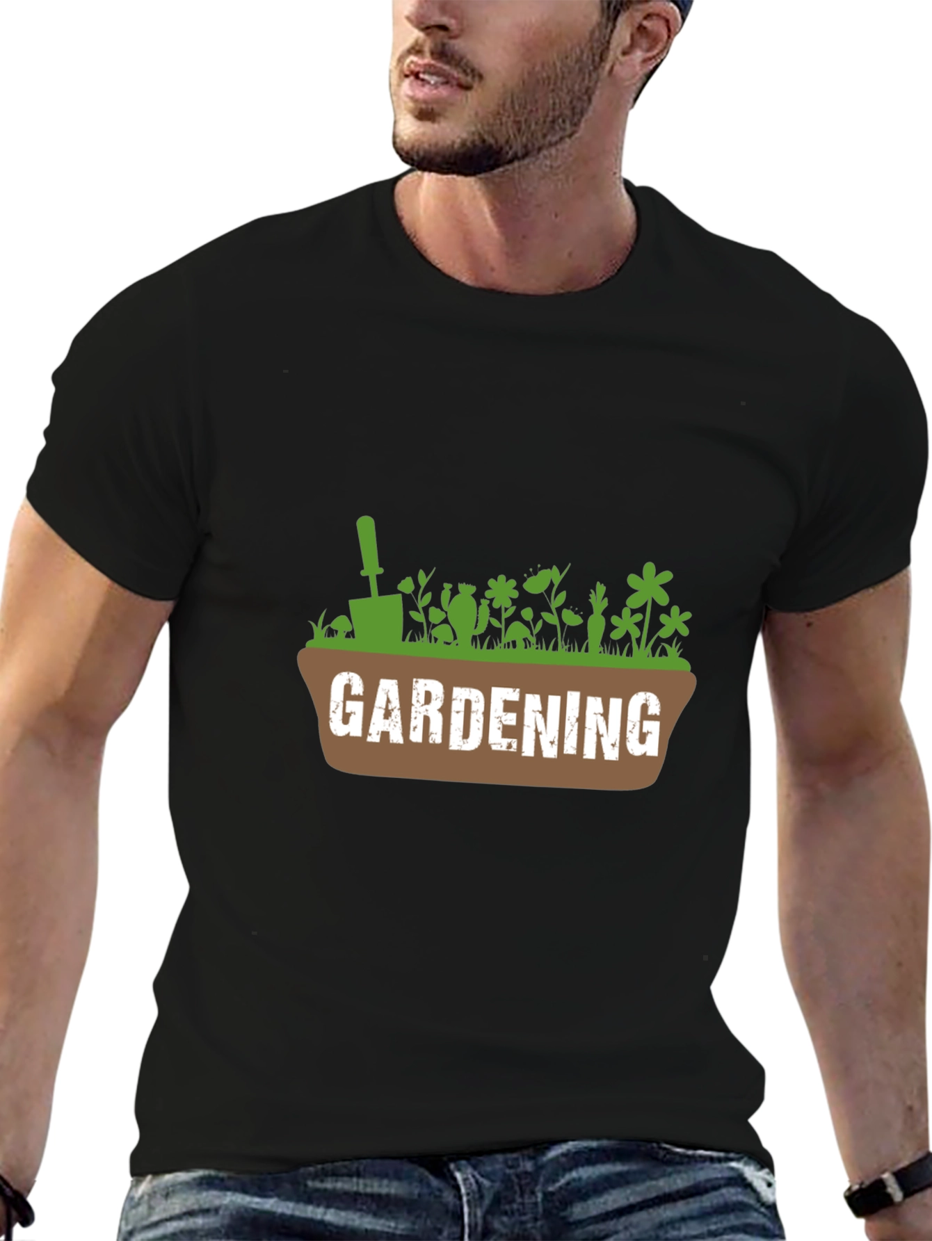 Gardening T-Shirt - Plants Flowers and Garden Tool