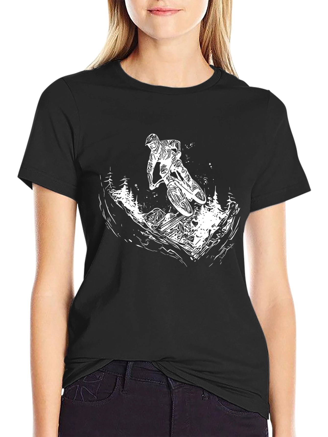 Mountain Bike Graphic T-Shirt - Ride in Style!