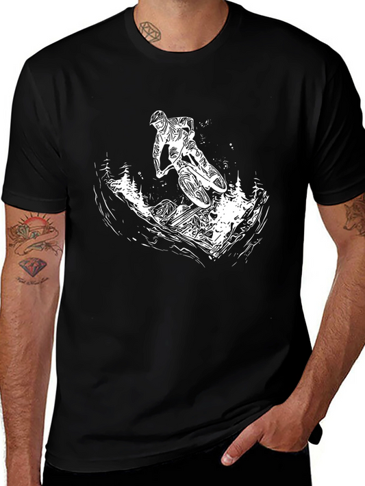 Mountain Bike Graphic T-Shirt - Ride in Style!