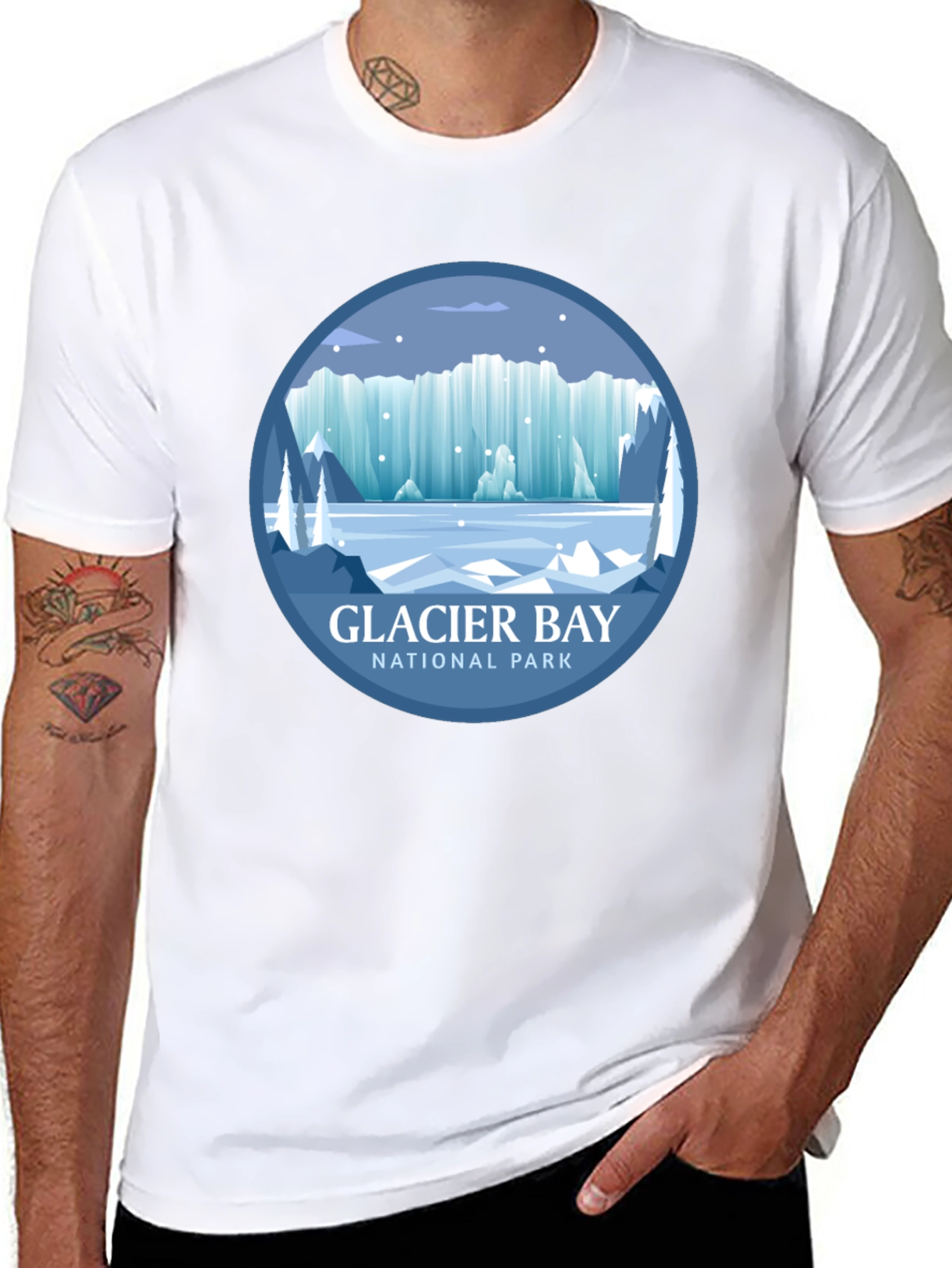 Glacier Bay National Park T-Shirt - Nature Graphic Tee