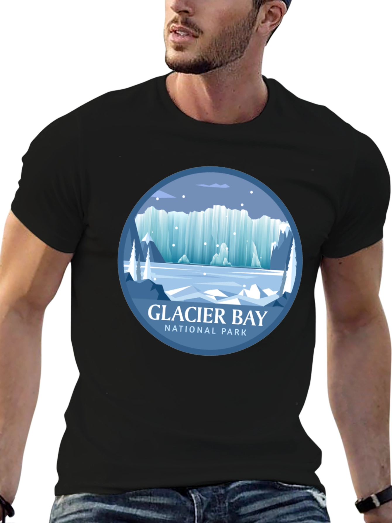 Glacier Bay National Park T-Shirt - Nature Graphic Tee