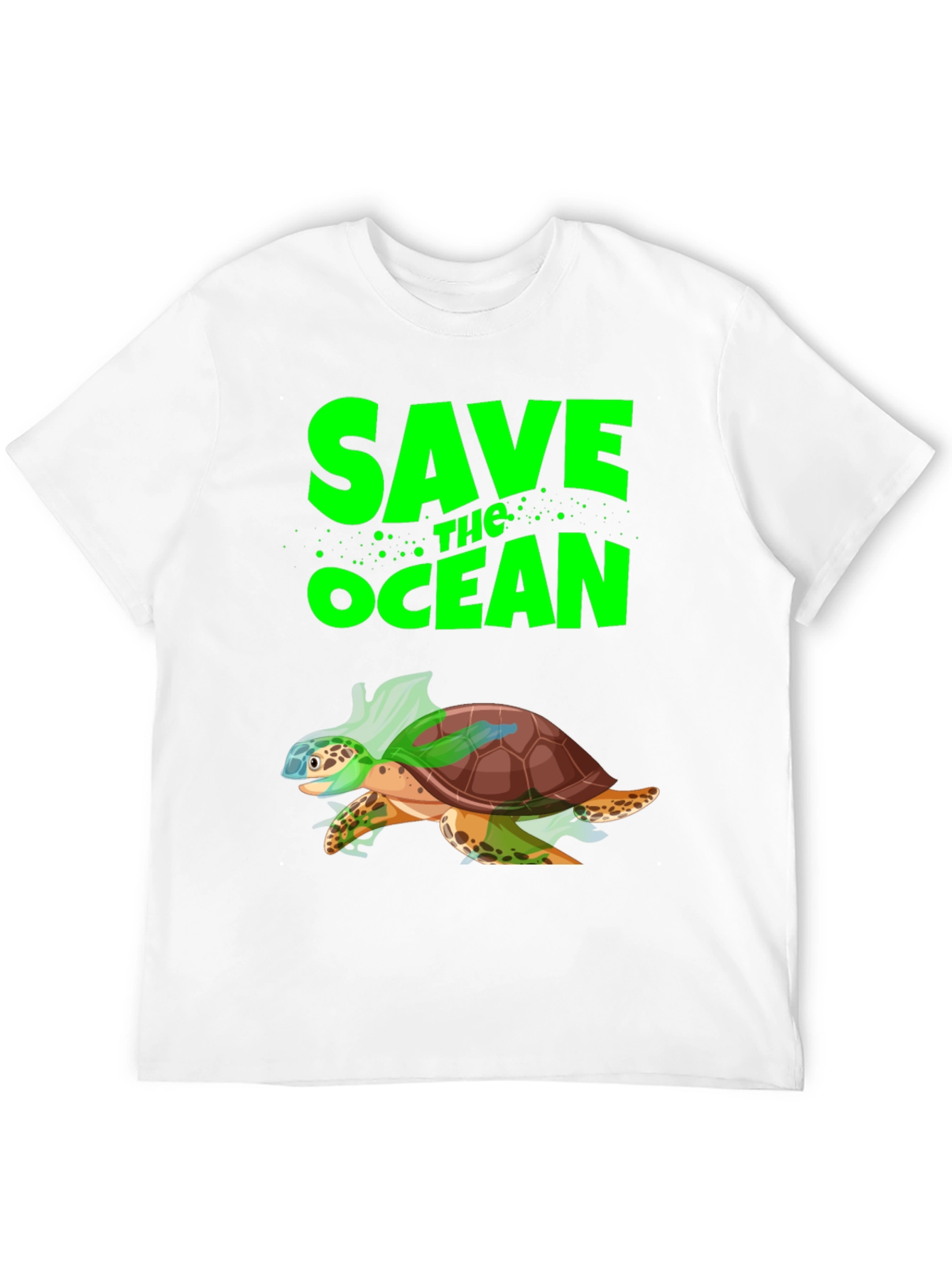 Save the Ocean Turtle Graphic Tee