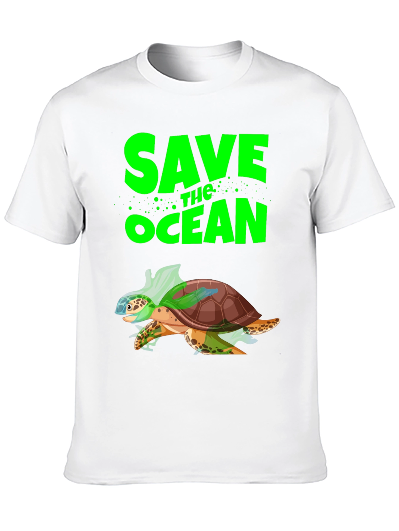 Save the Ocean Turtle Graphic Tee
