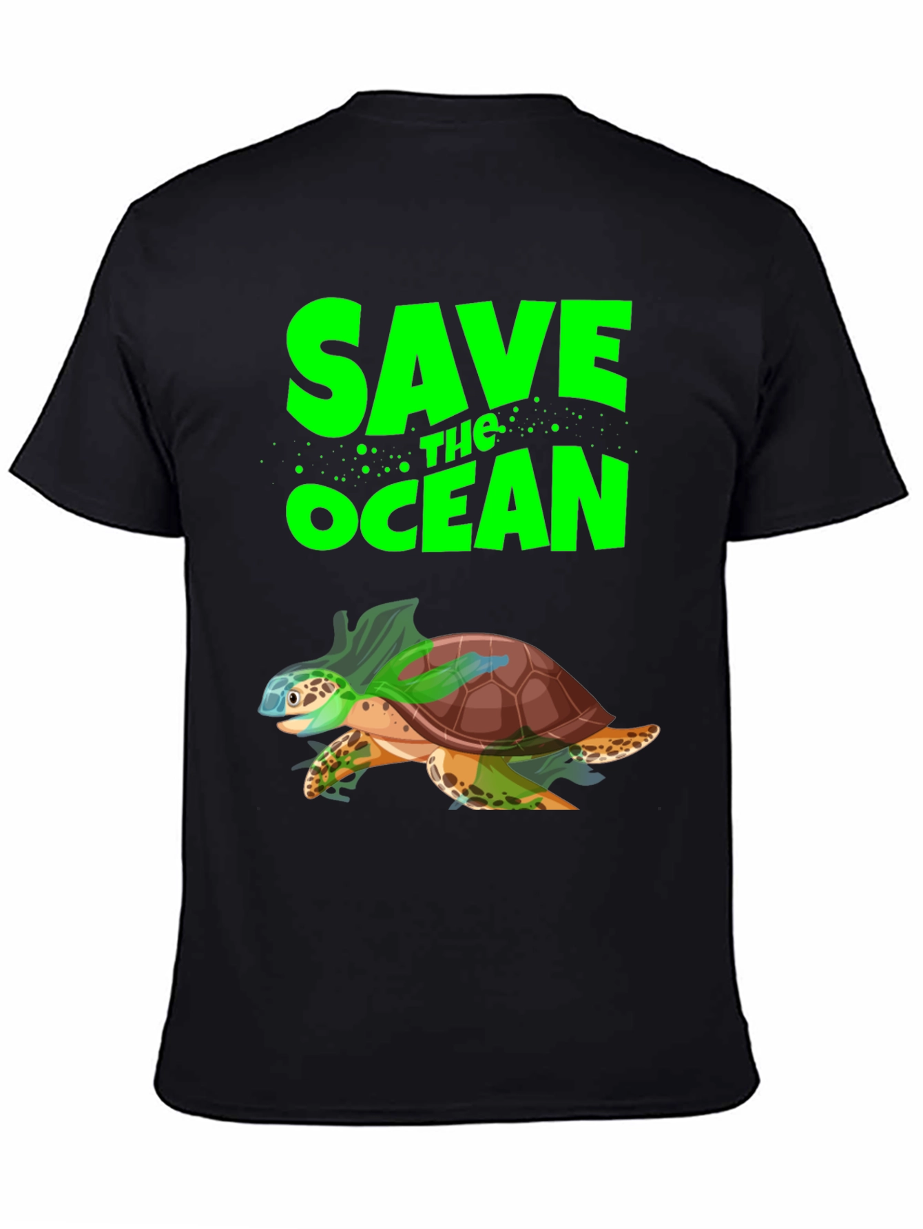 Save the Ocean Turtle Graphic Tee