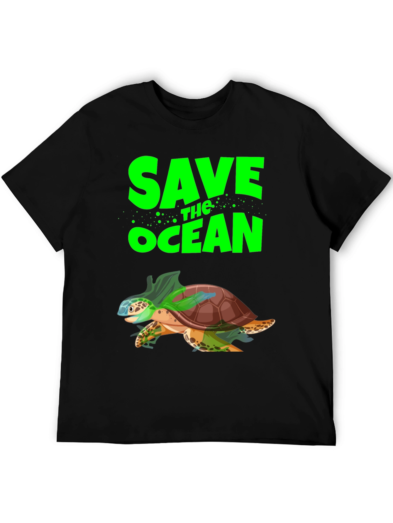 Save the Ocean Turtle Graphic Tee