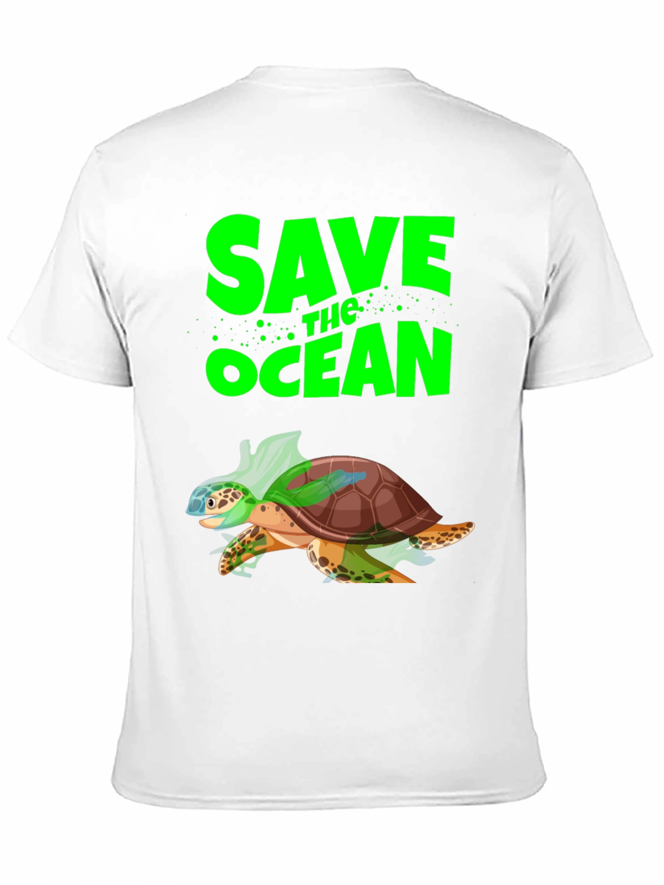 Save the Ocean Turtle Graphic Tee