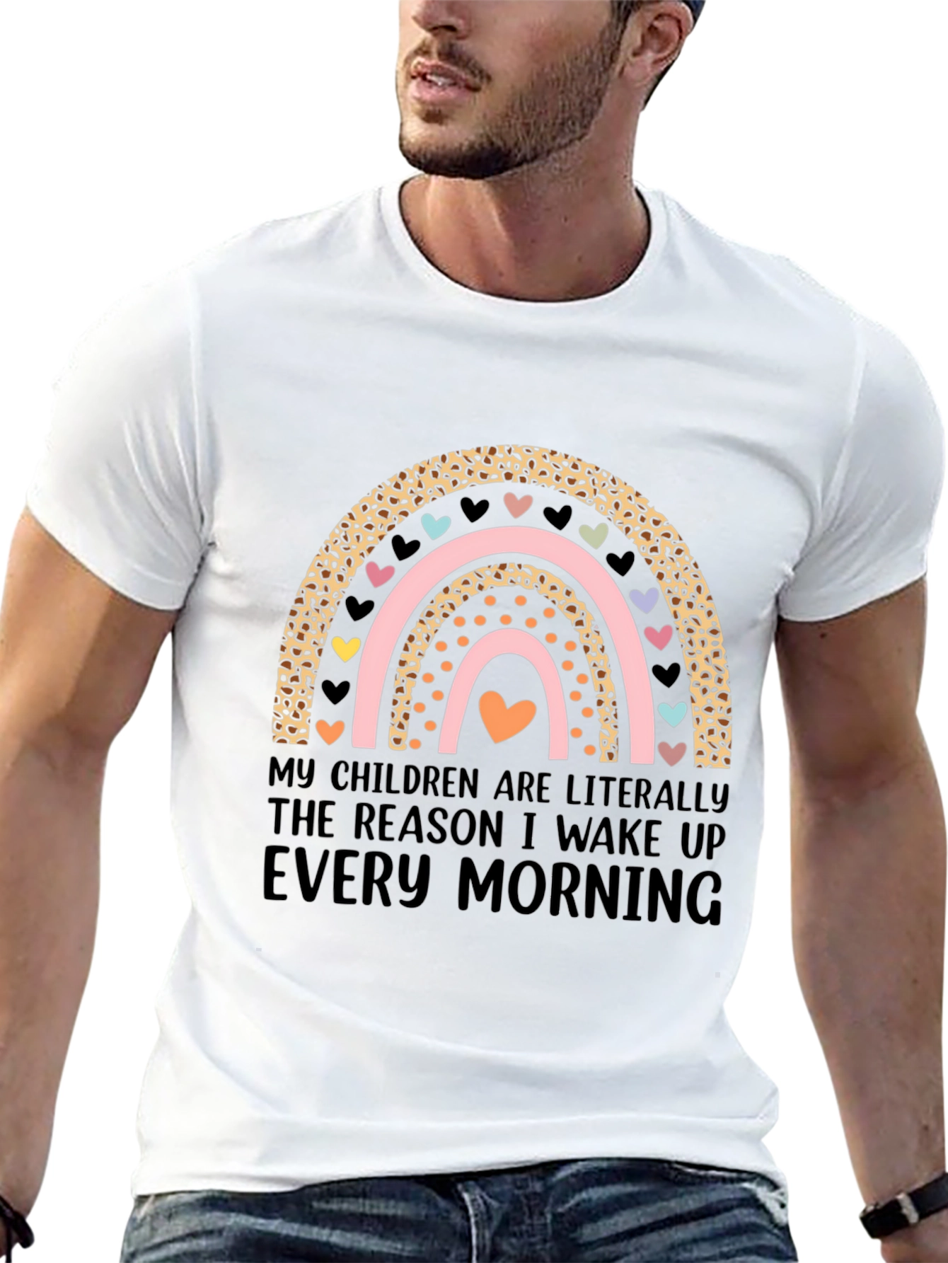 My Children Rainbow Graphic Tee