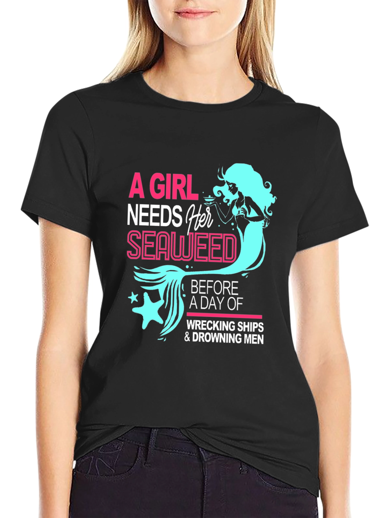 Mermaid Seaweed Graphic Tee
