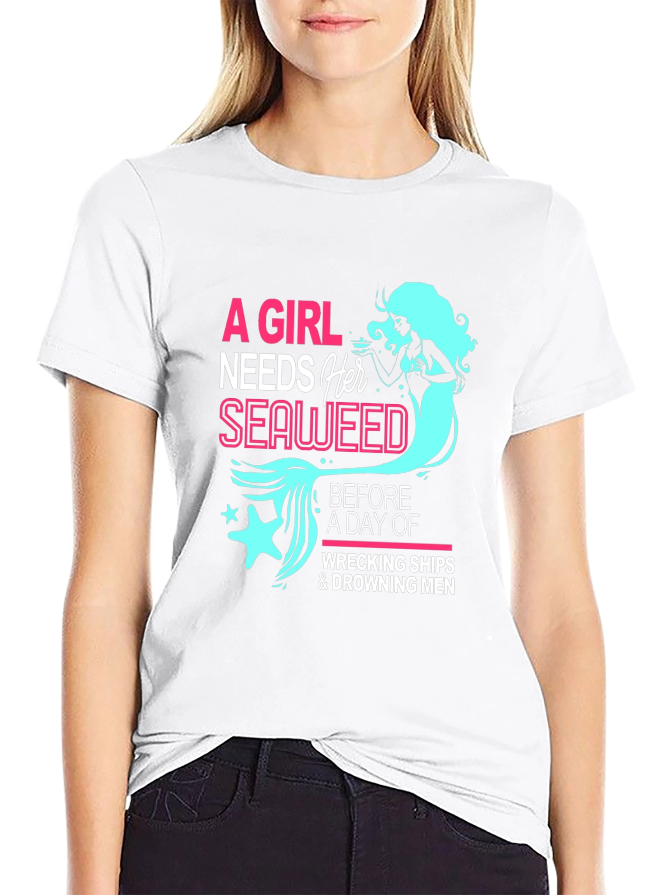Mermaid Seaweed Graphic Tee