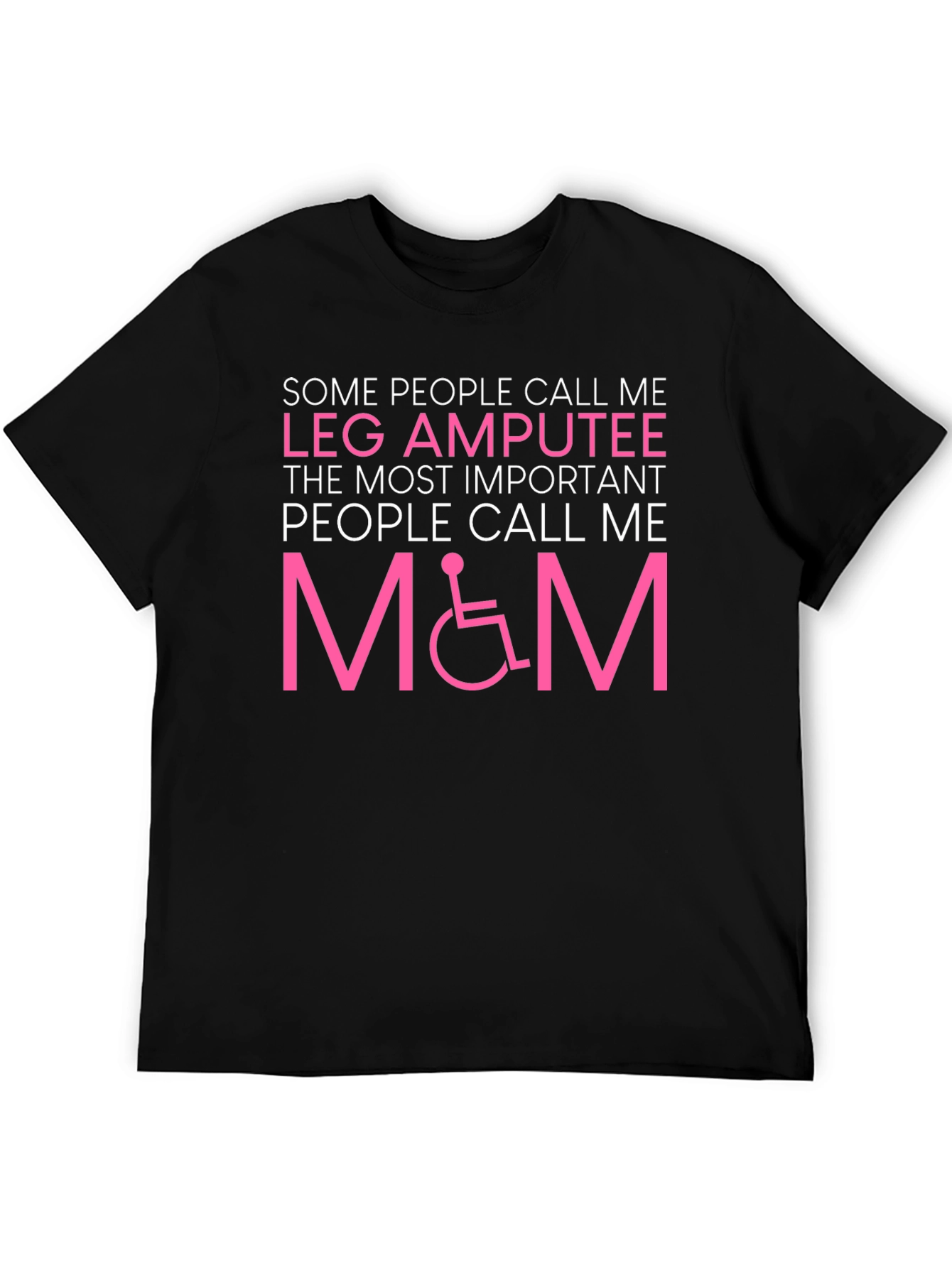 Leg Amputee M&M Graphic T-Shirt