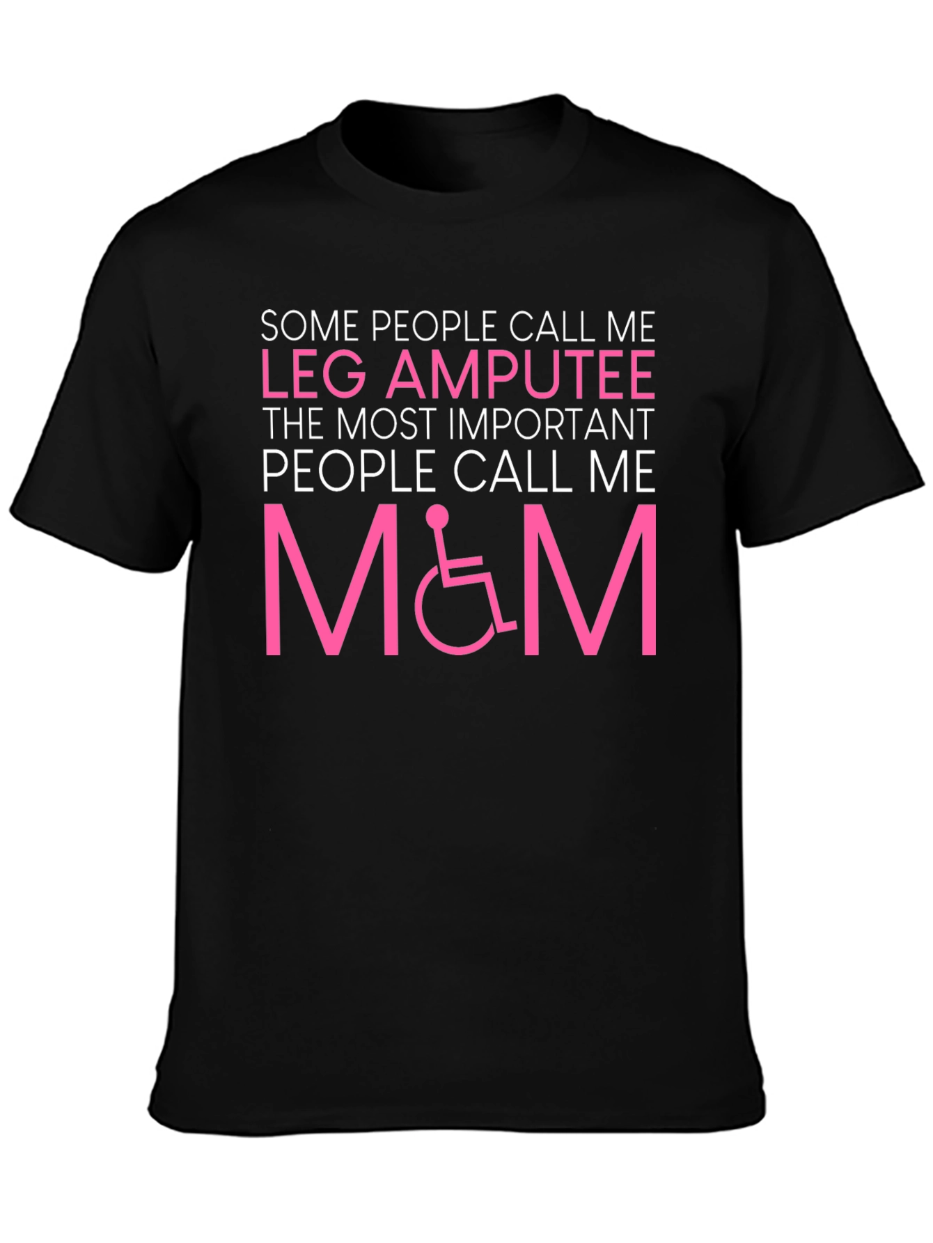Leg Amputee M&M Graphic T-Shirt
